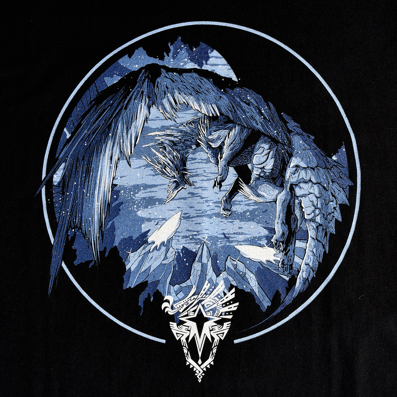 Monster Hunter - T-shirt Velkhana noir