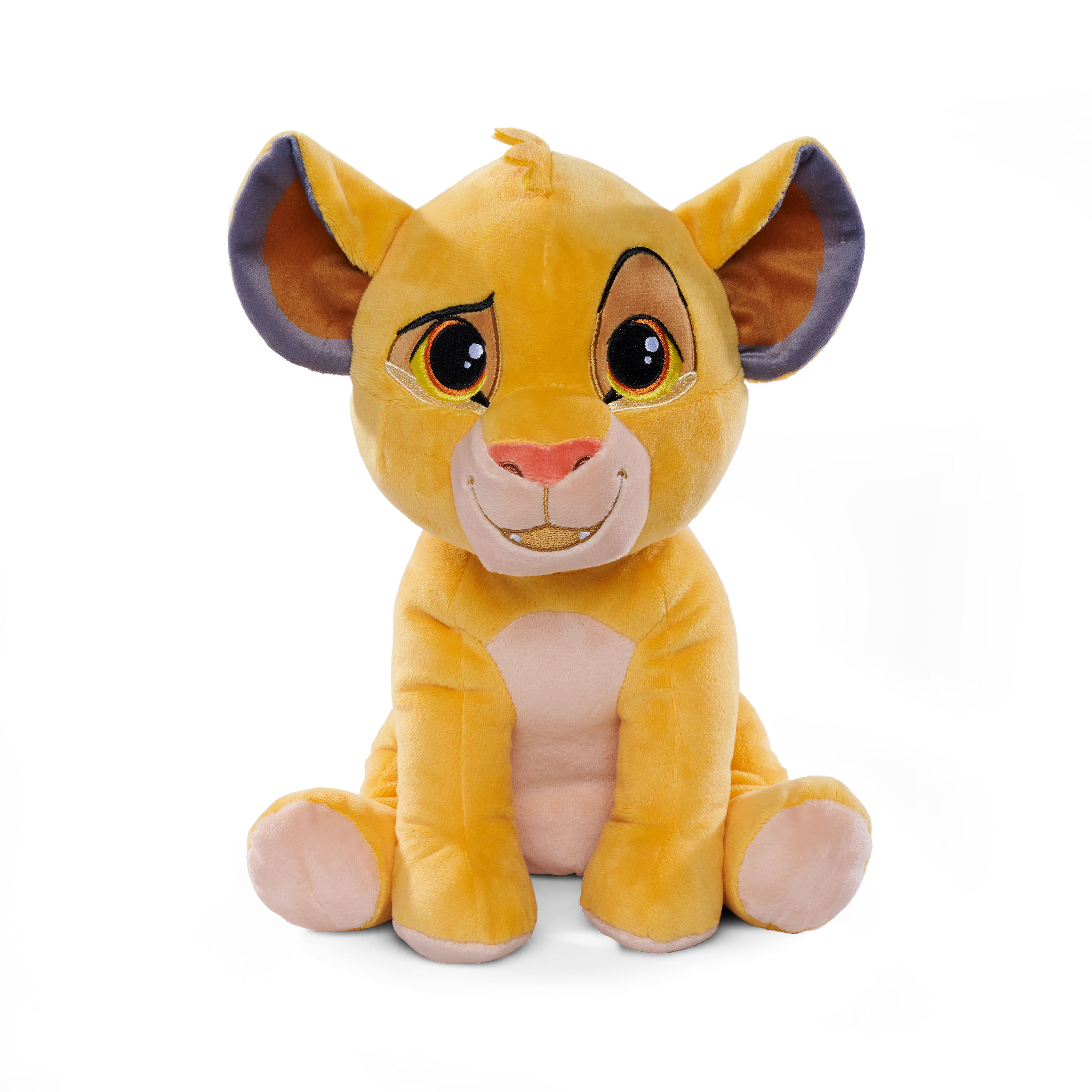 Il Re Leone - Figura di Simba in peluche seduta