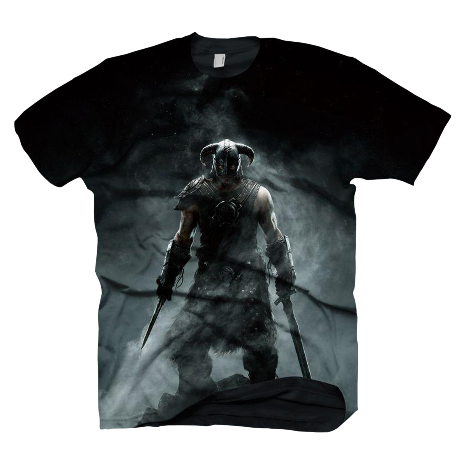 Skyrim - T-Shirt Dragonborn Noir