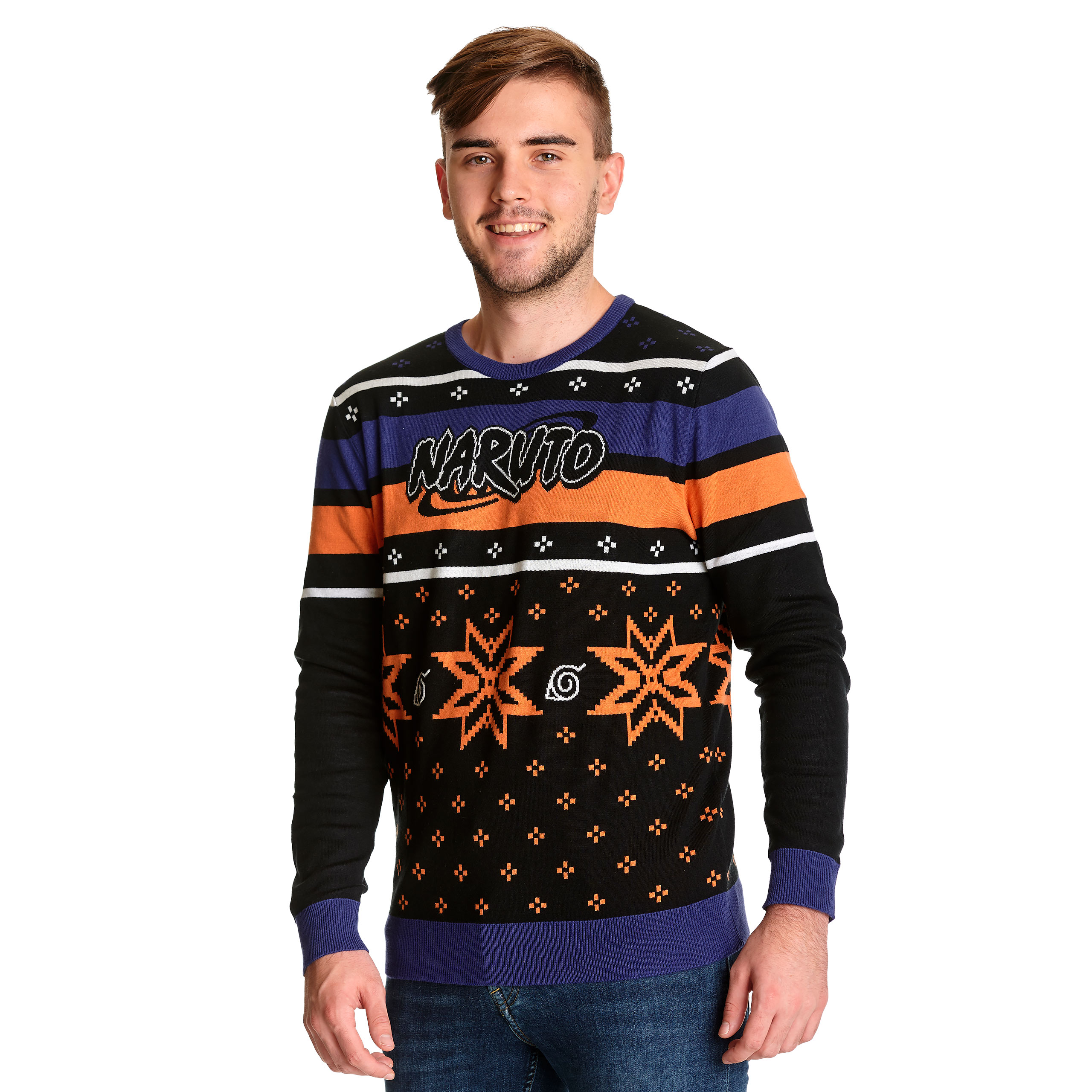 Naruto - Konoha Symbol Knitted Sweater