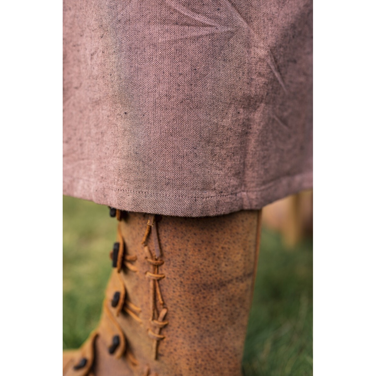 Medieval Short-Sleeve Tunic Richard chestnut