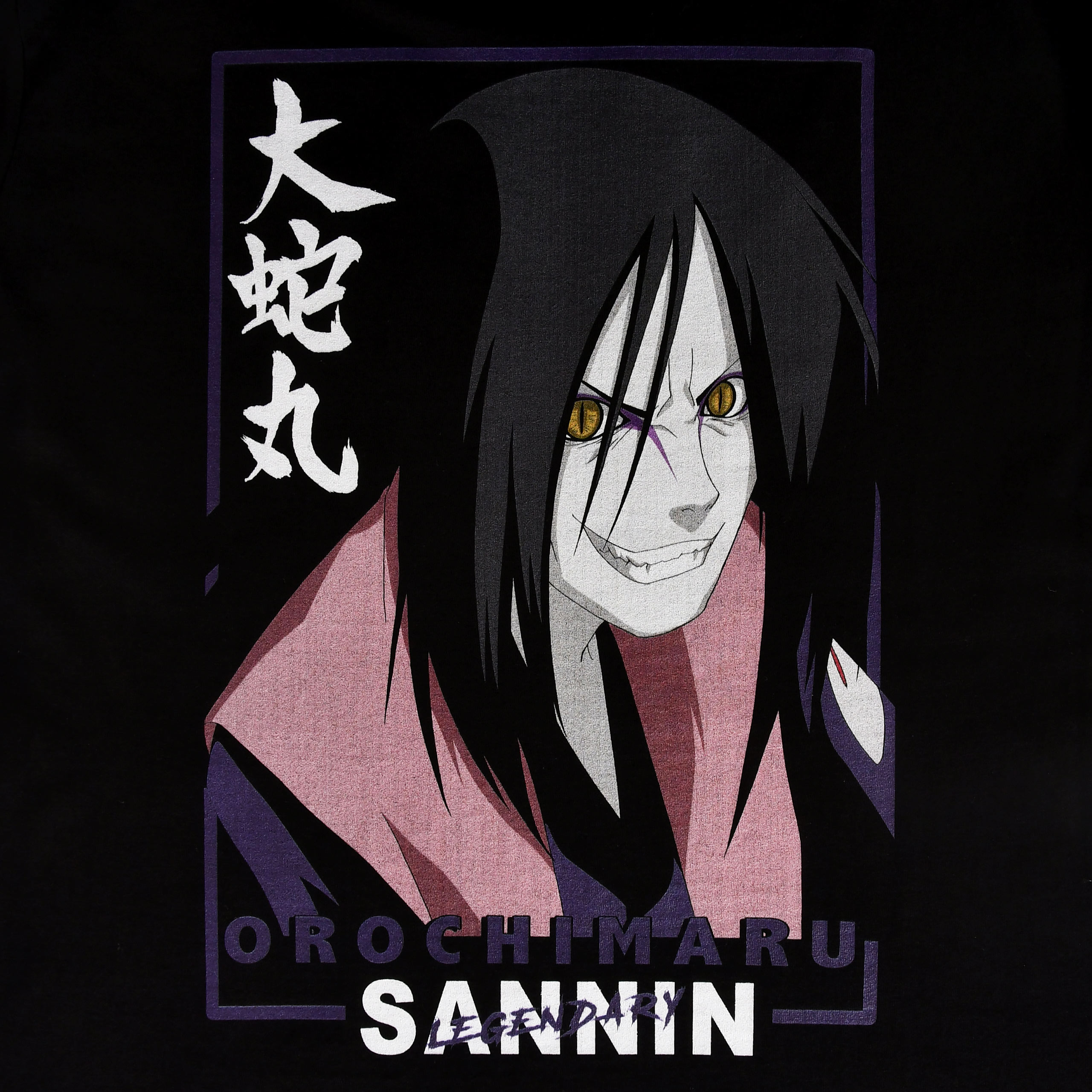 Naruto - Orochimaru T-Shirt schwarz