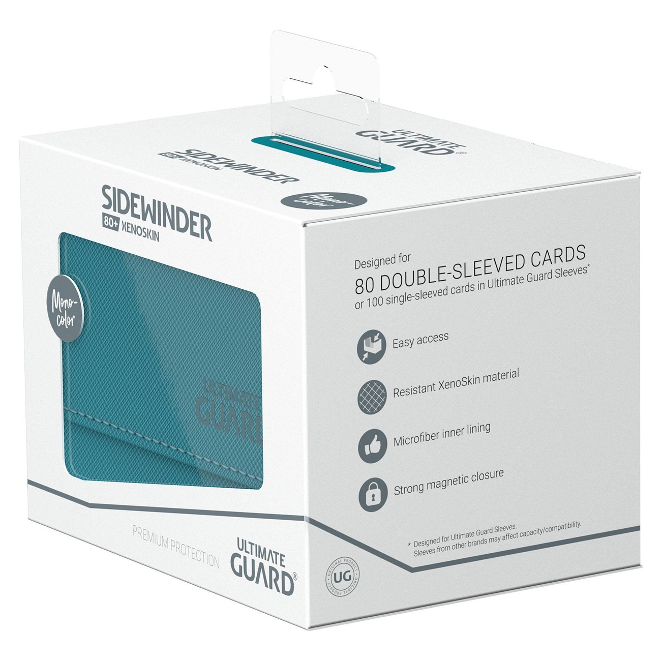 Ultimate Guard Sidewinder 80+ Xenoskin – Pétrole