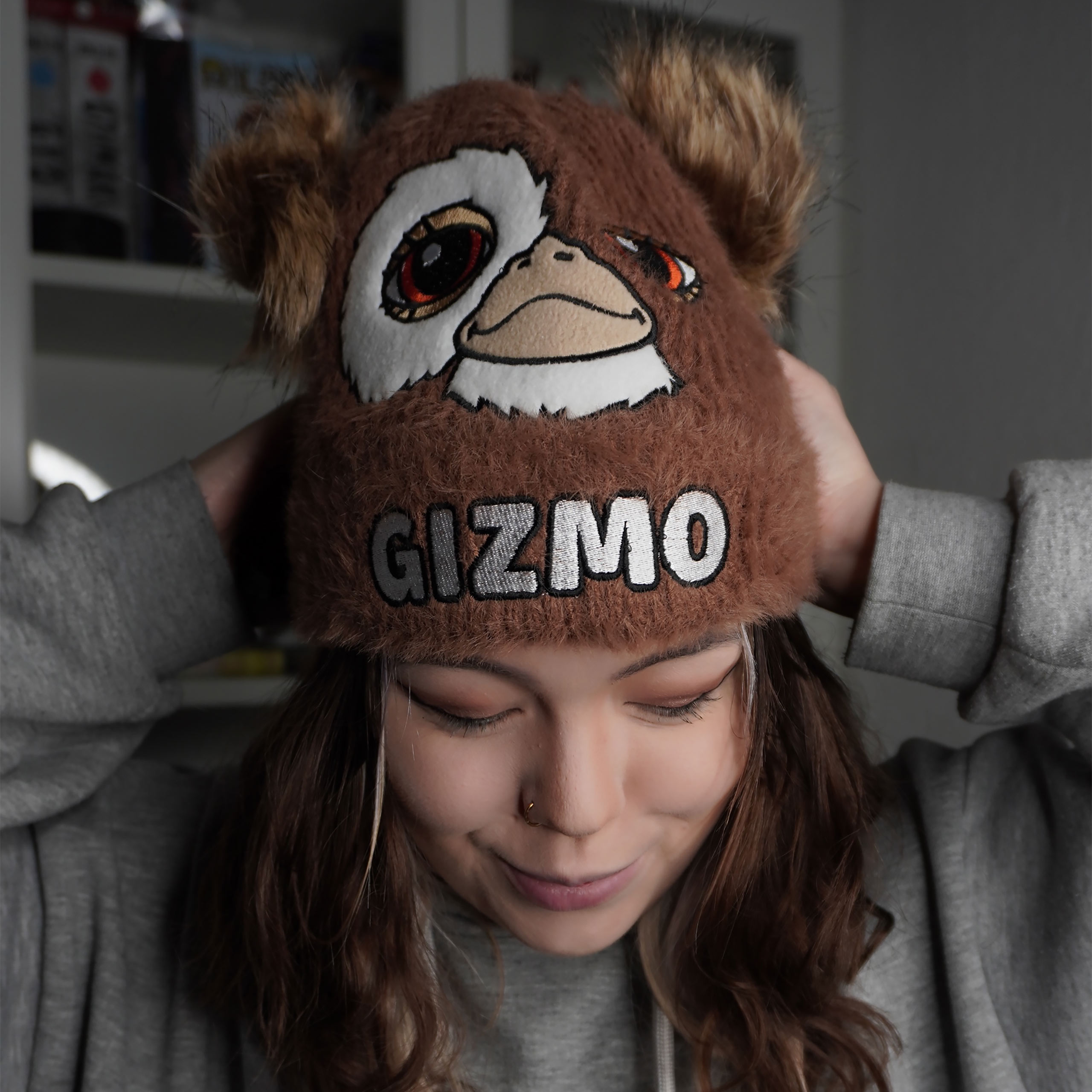 Gremlins - Gizmo Hat with Pompoms