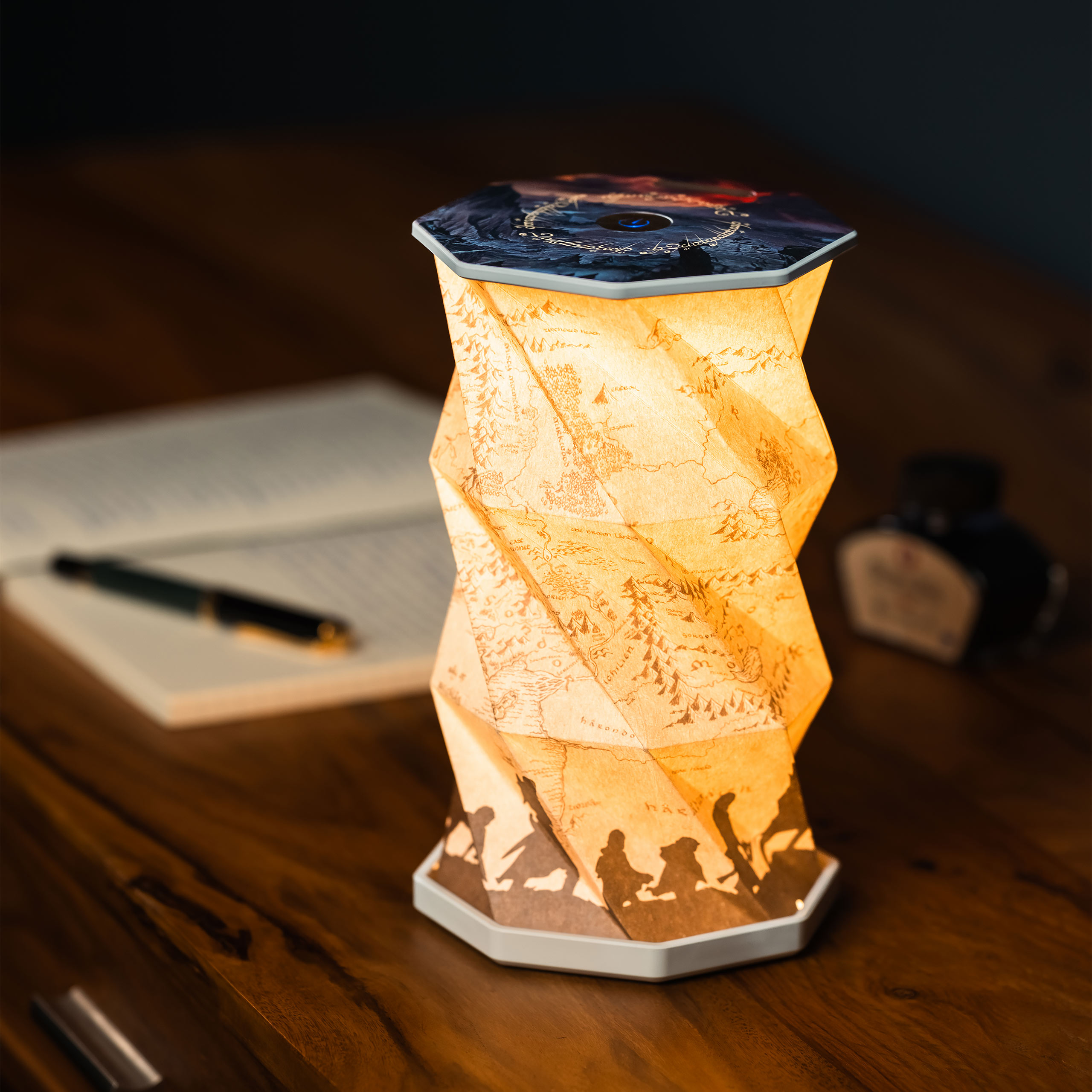 Der Herr der Ringe - Mittelerde Karte Lampe faltbar
