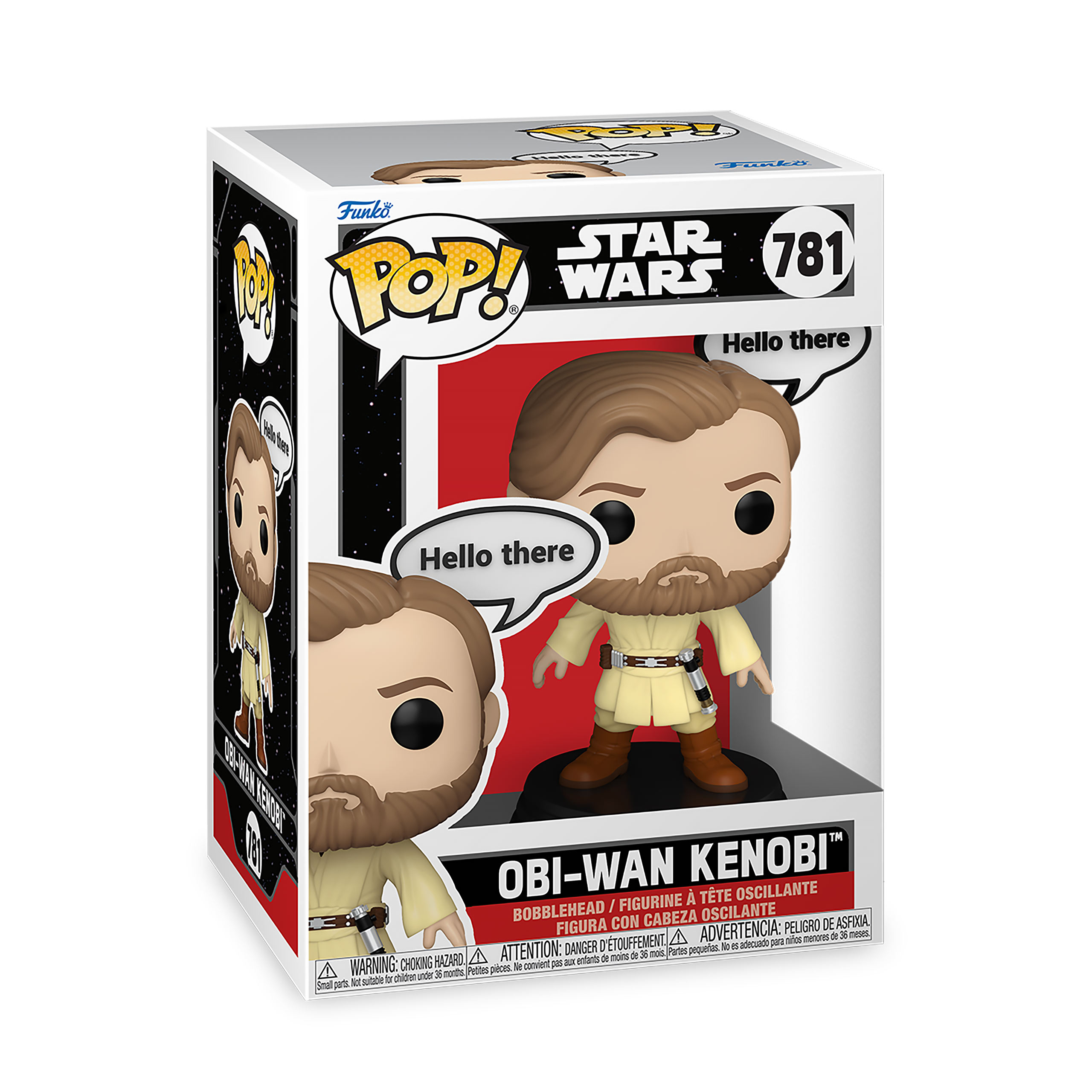 Star Wars - Obi-Wan Kenobi La Vendetta dei Sith Funko Pop Testa Oscillante