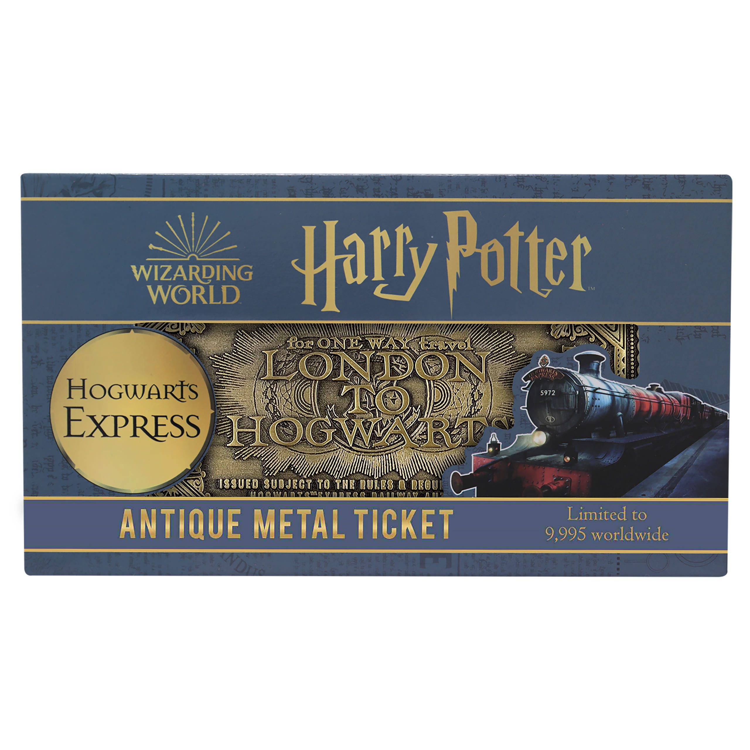 Harry Potter - Hogwarts Express Antik Ticket Replik limitiert