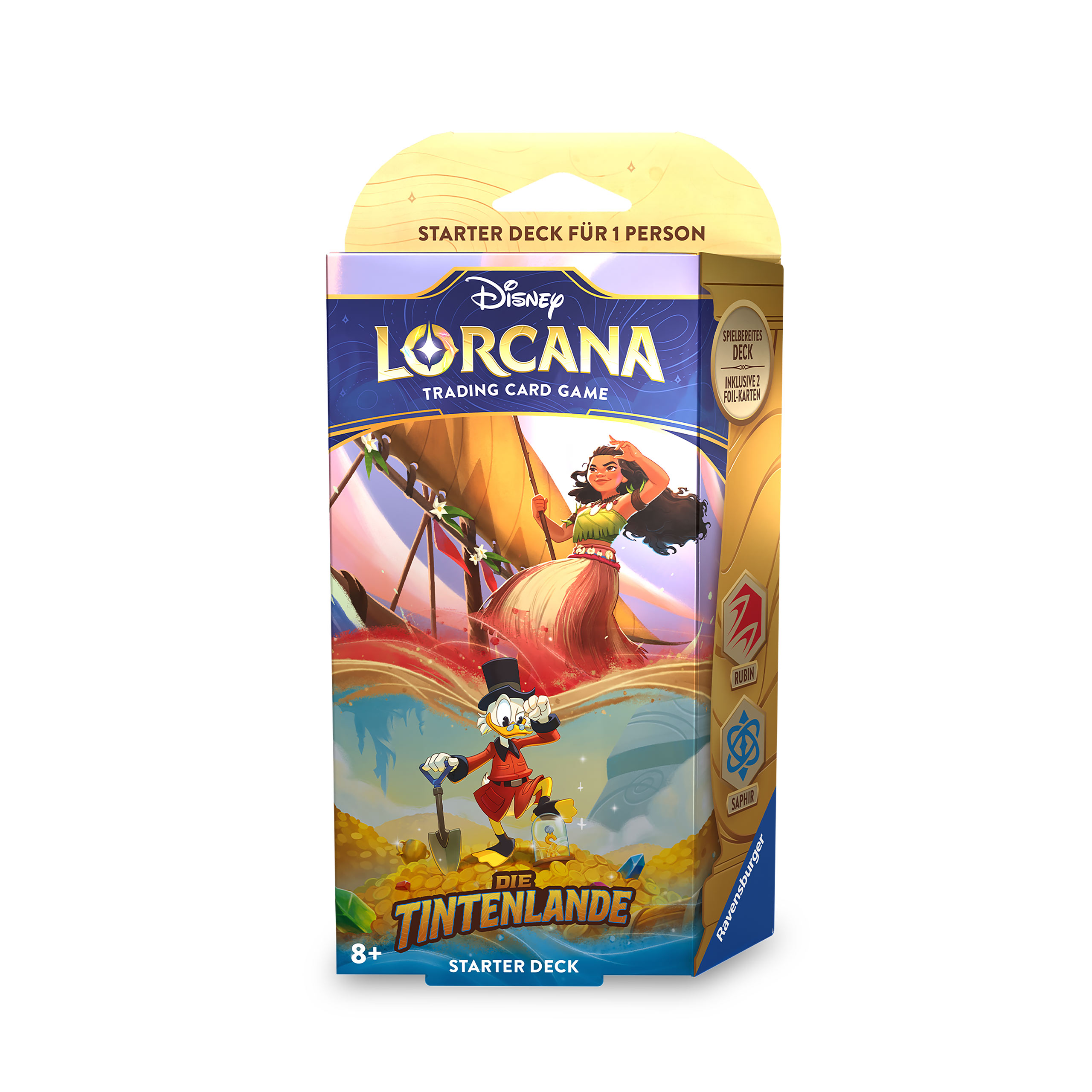 Disney Lorcana Robijn en Saffier Starterset - Het Inktlanden Trading Card Game