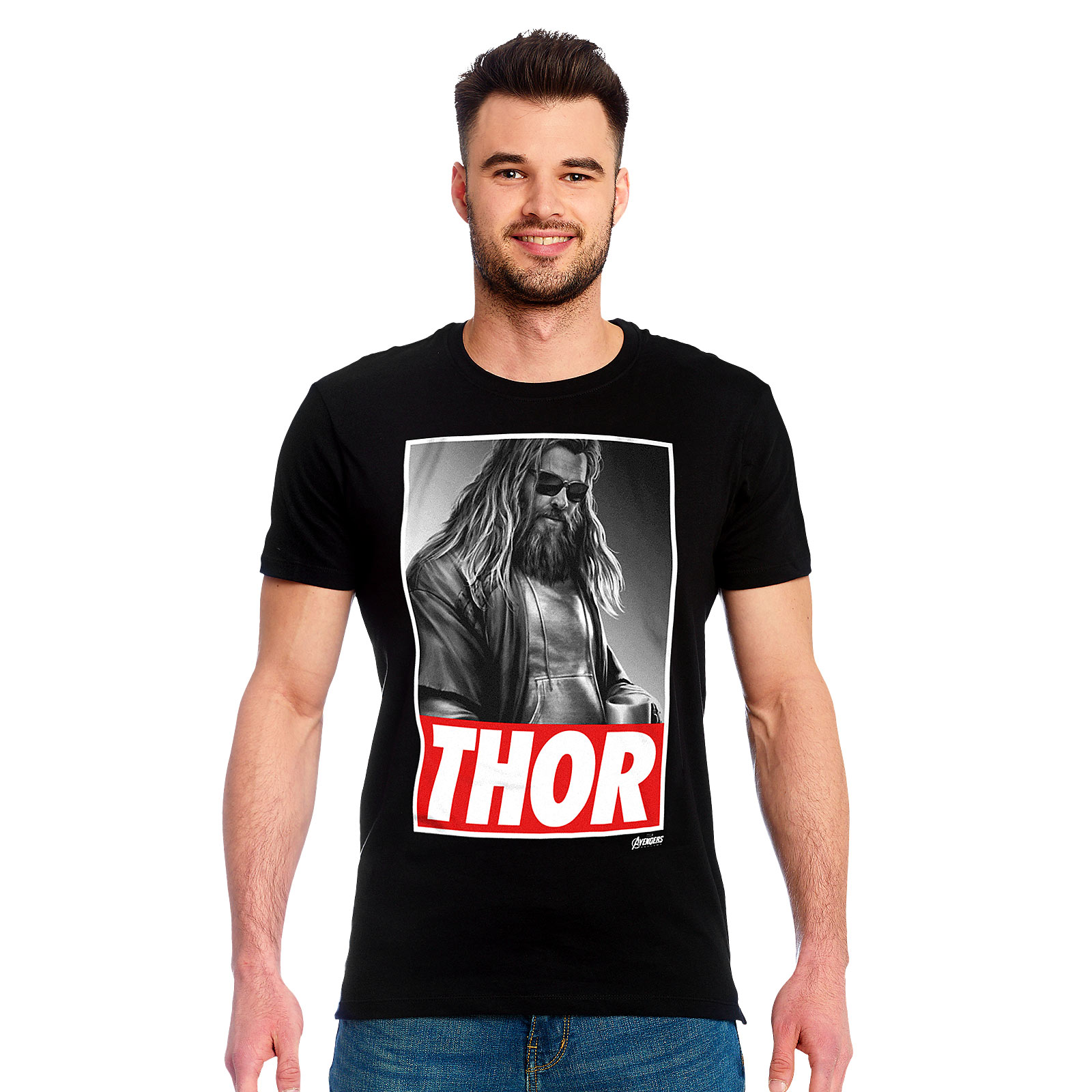 Avengers - Casual Thor T-Shirt Zwart