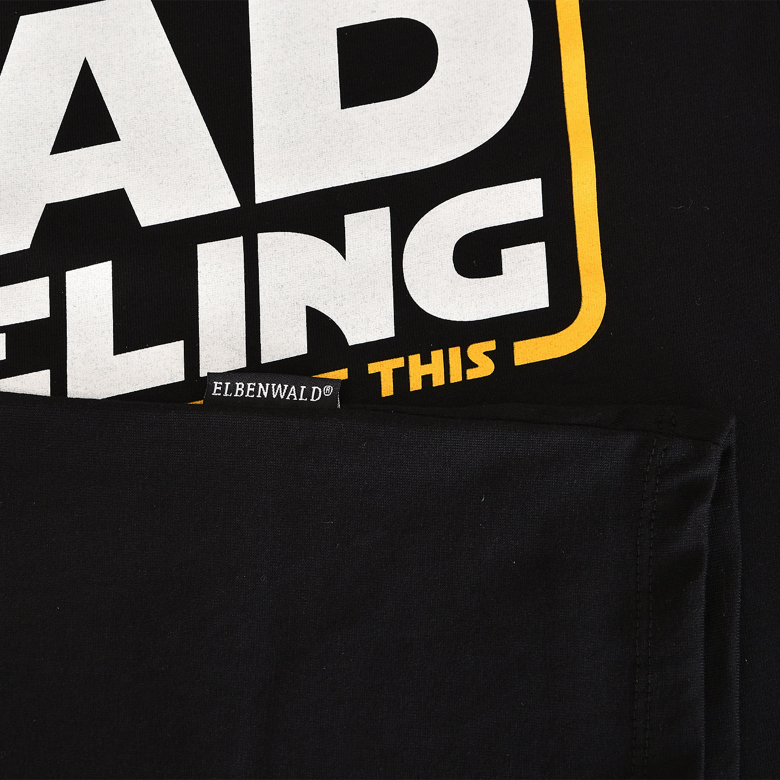 T-shirt Bad Feeling pour les fans de Star Wars noir