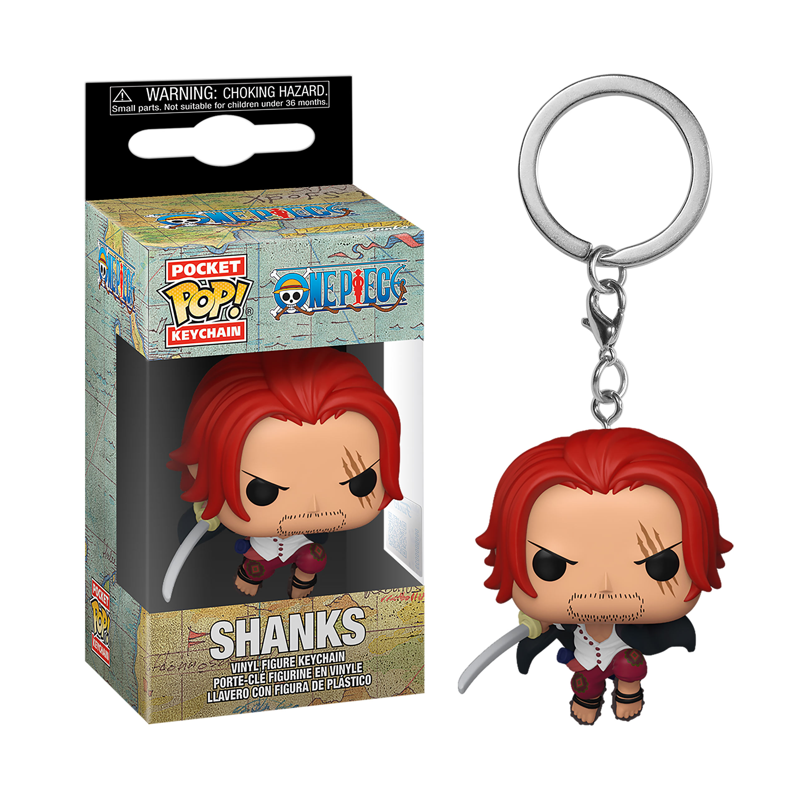 One Piece - Shanks Funko Pop Schlüsselanhänger