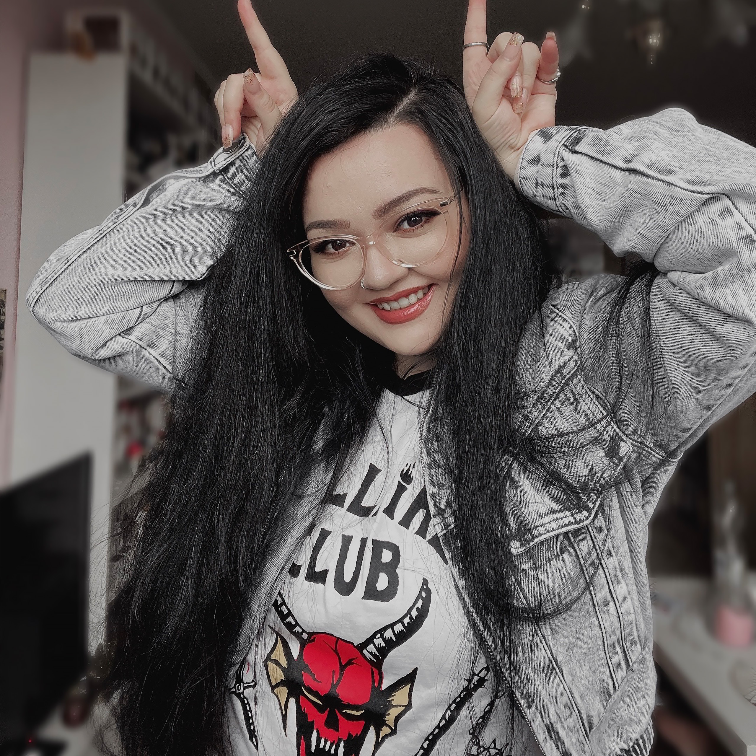 Stranger Things - Hellfire Club Wappen Longsleeve