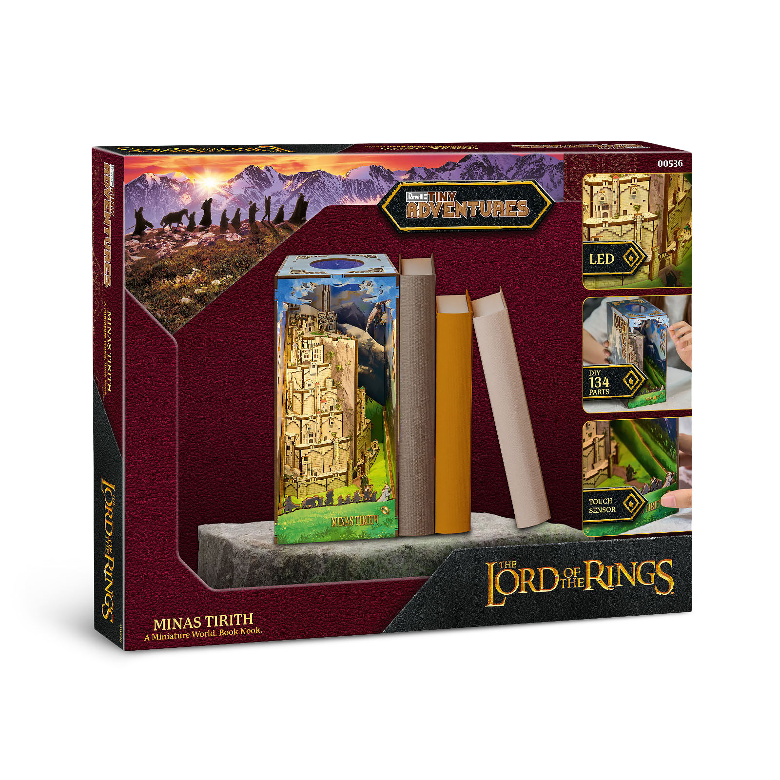 Der Herr der Ringe - Minas Tirith Book Nook Modell Bausatz Holz