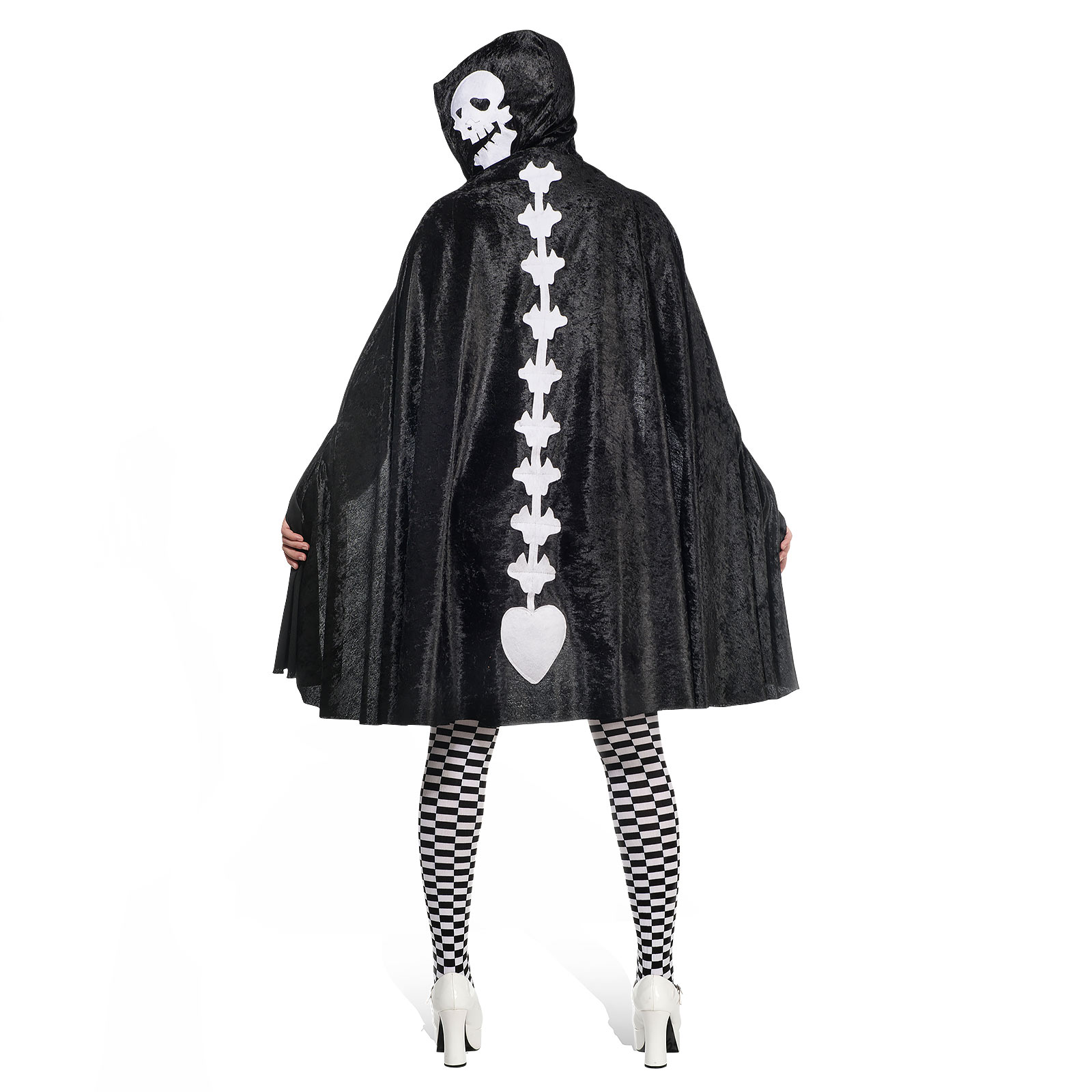 Skeleton Cape - Costume Cloak Women