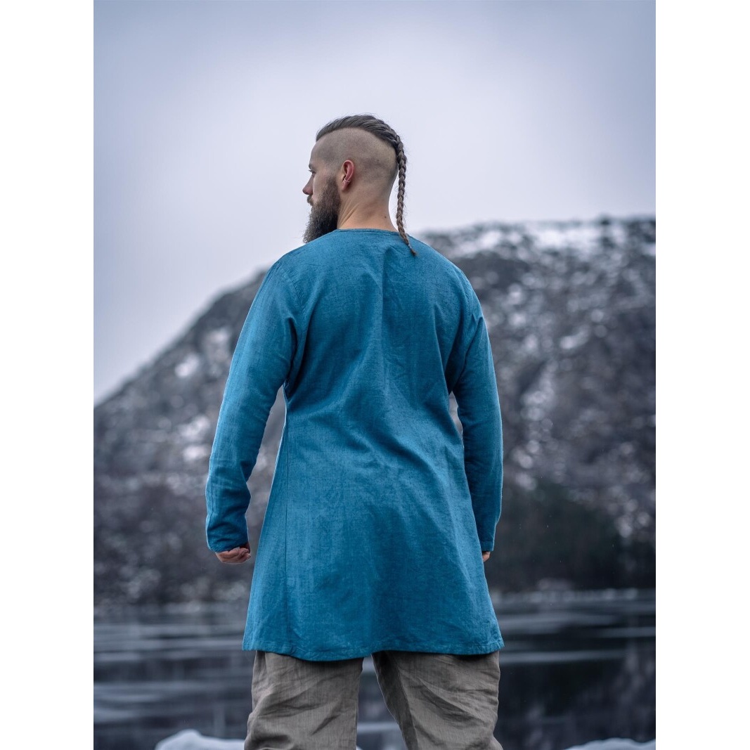 Mittelalter Tunika Ragnar blau