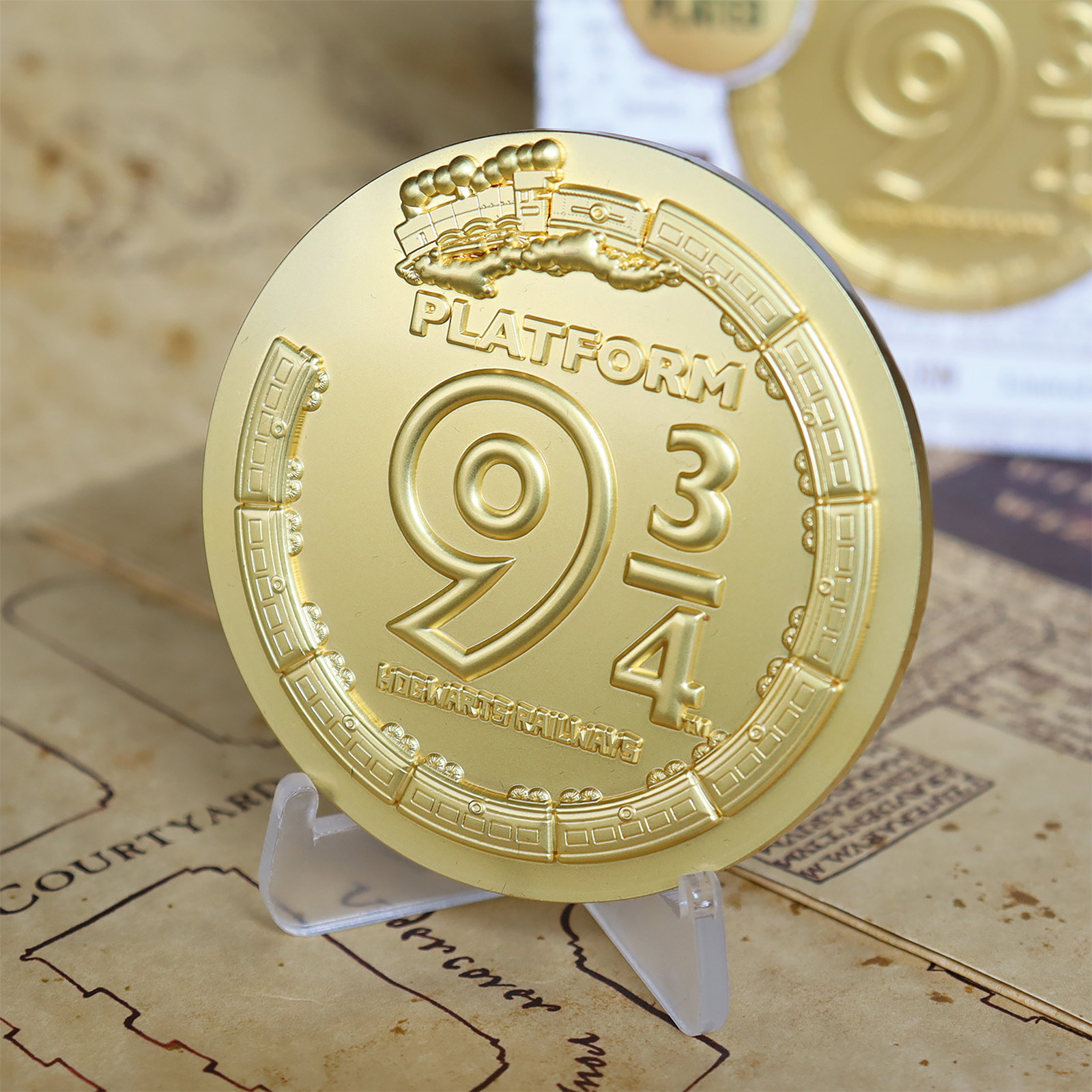 Harry Potter - 9 3/4 Hogwarts Express Medallion