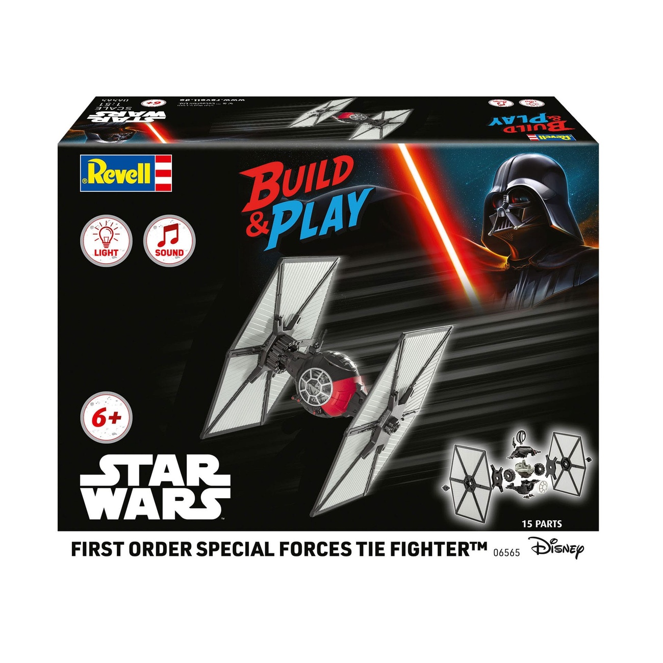 Star Wars Model Kit 1/51 First Order Special Forces TIE Fighter 14 cm