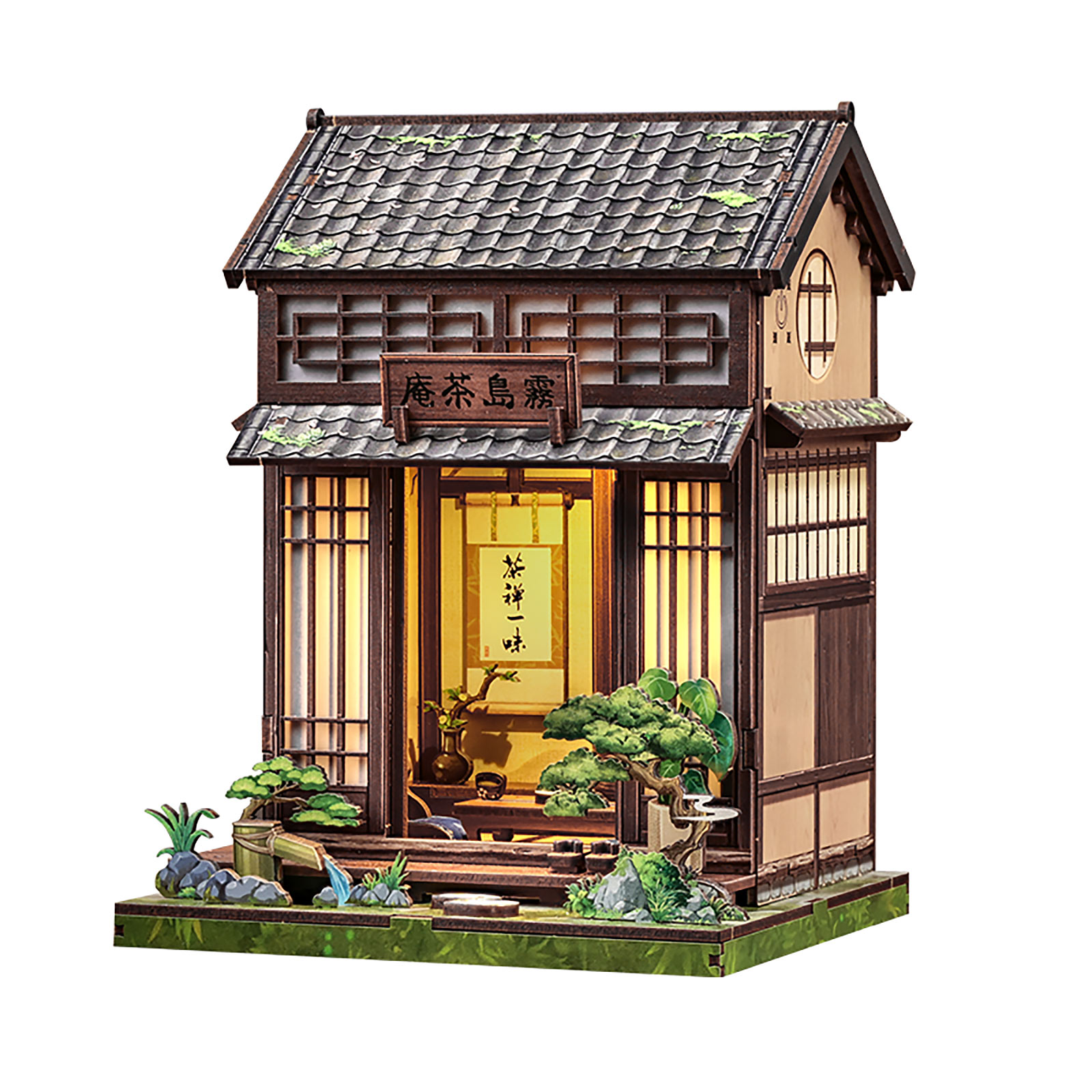 CuteBee - Kirishima Cha-an casetta in miniatura Book Nook kit modello