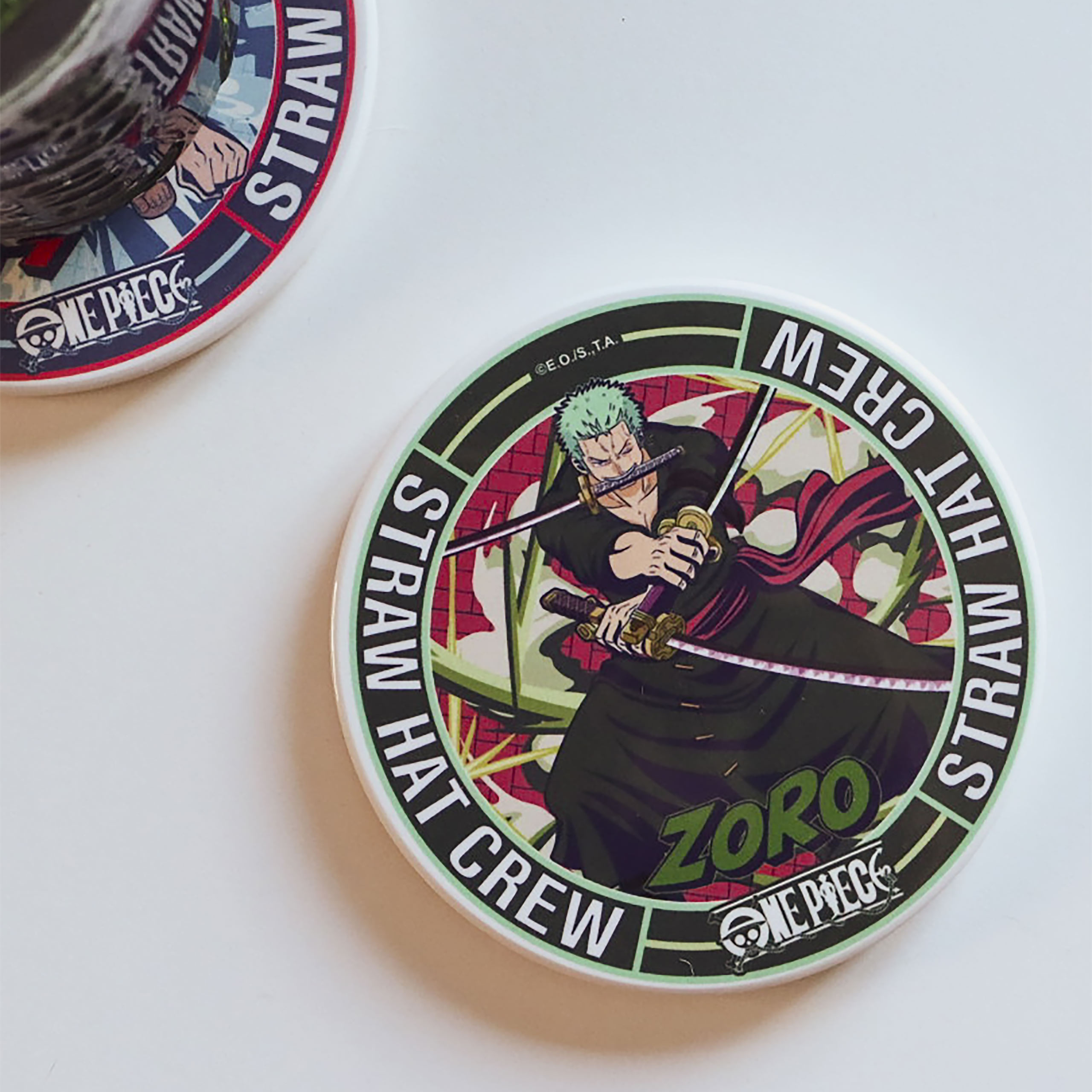 One Piece - Roronoa Zoro Glasunderlägg