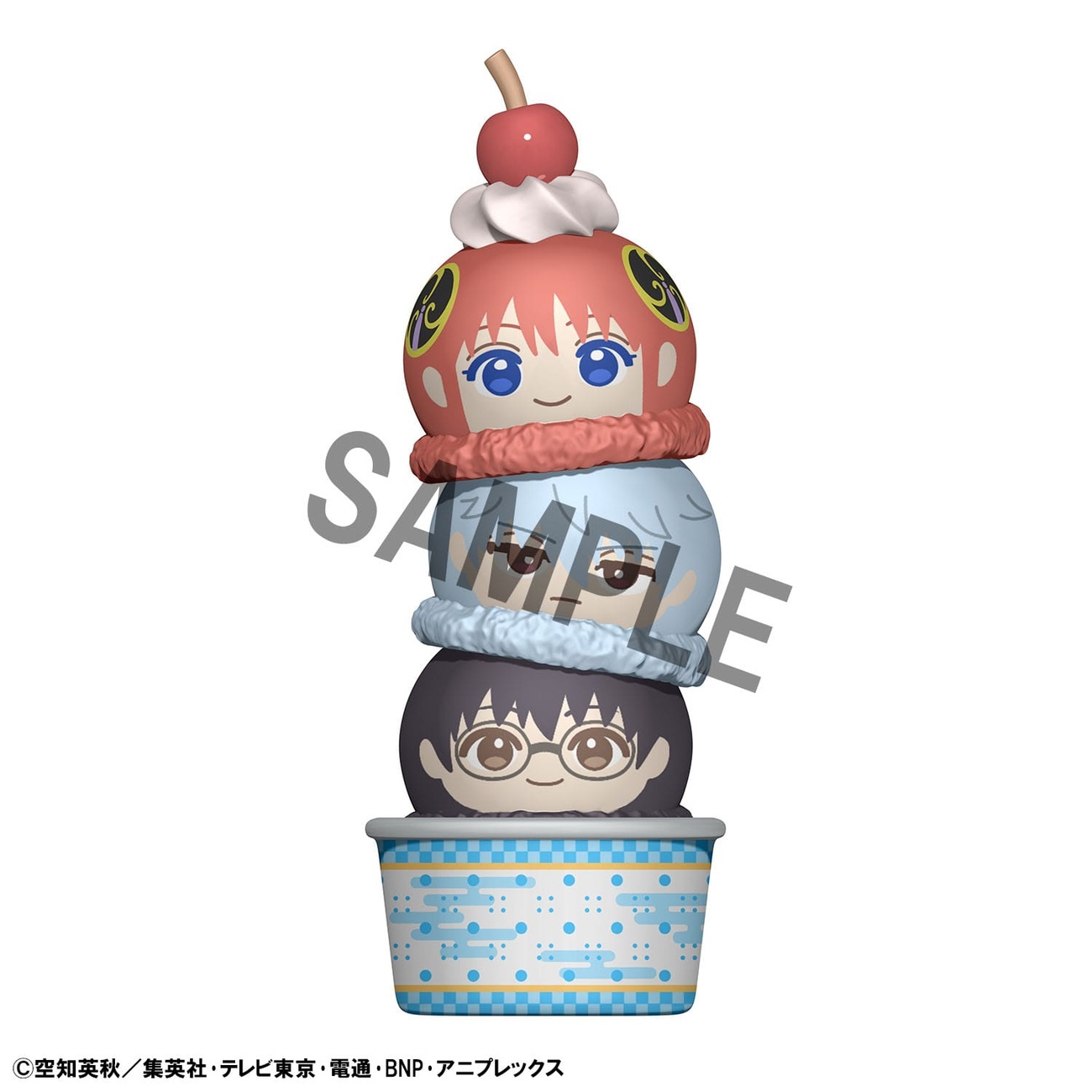 Gintama Tsumichen Stack up & Change figurines de collection 8 cm assortiment (6)
