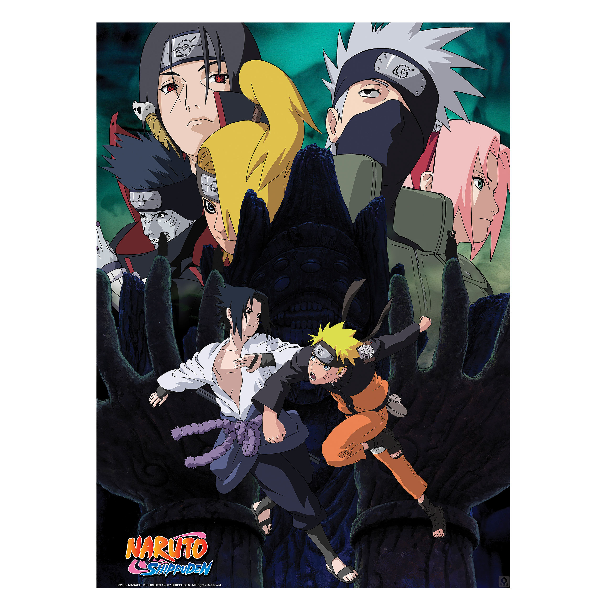 Naruto Shippuden - Ninjas Affiches Ensemble de 2