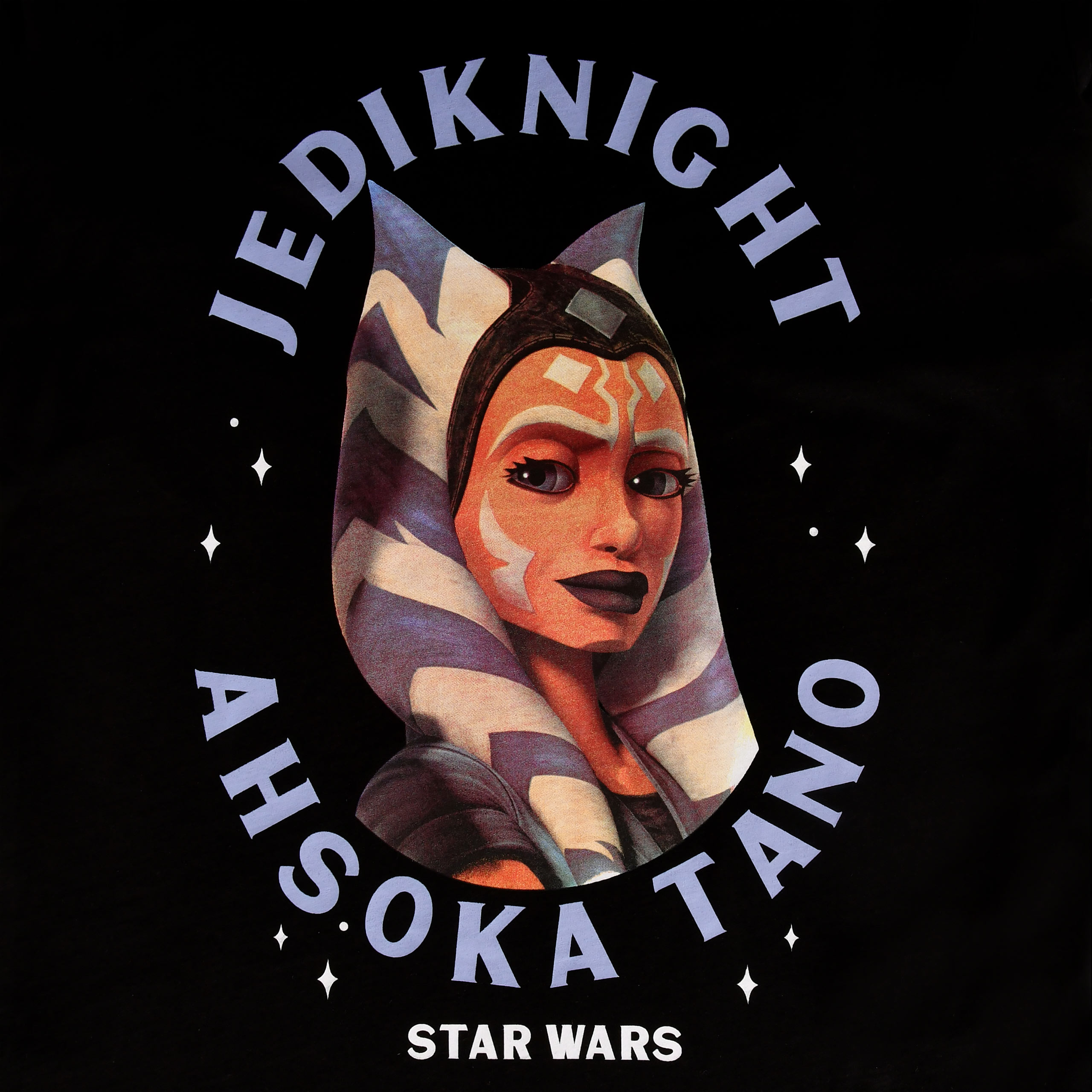 Star Wars - Ahsoka Tano Face T-Shirt schwarz