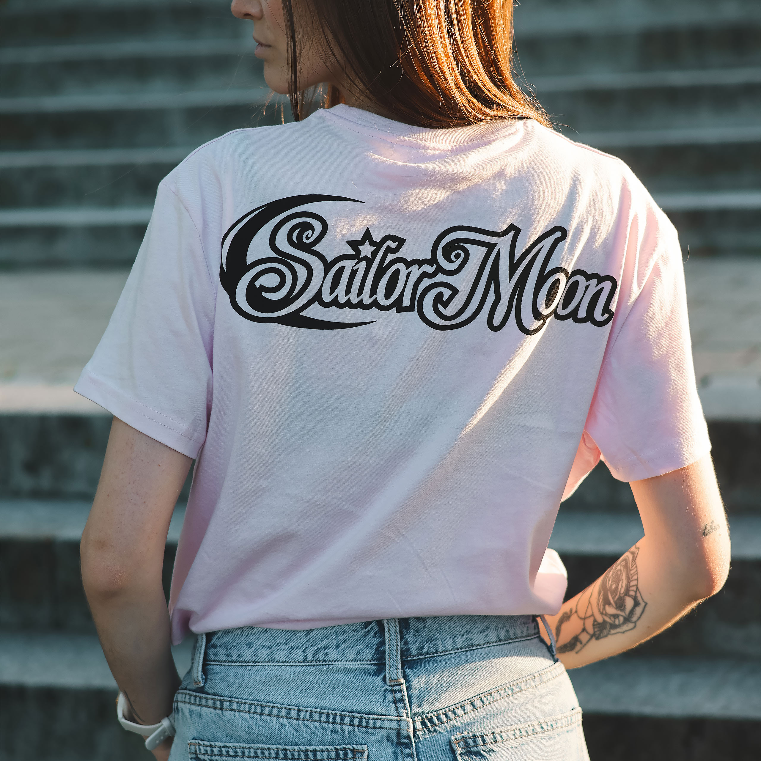 T-shirt Sailor Moon Chibiusa rosa