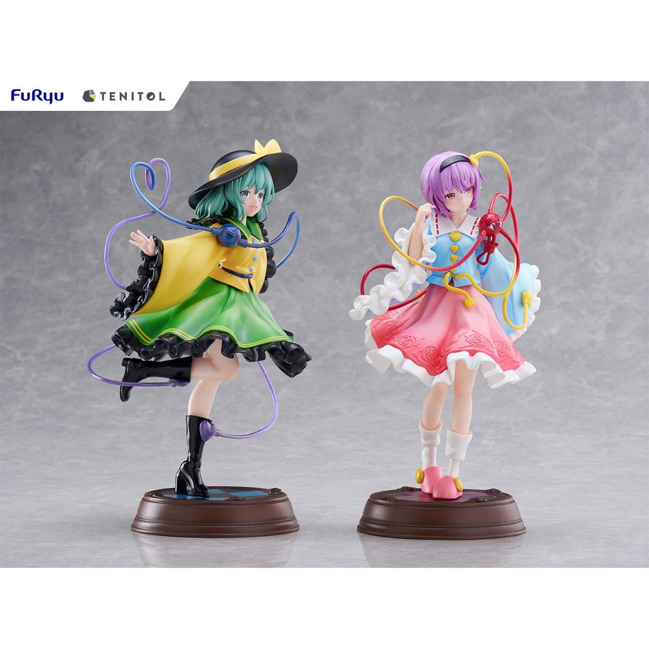 Touhou Project Tenitol PVC-beeld Koishi Komeiji & Satori Komeiji 22 cm