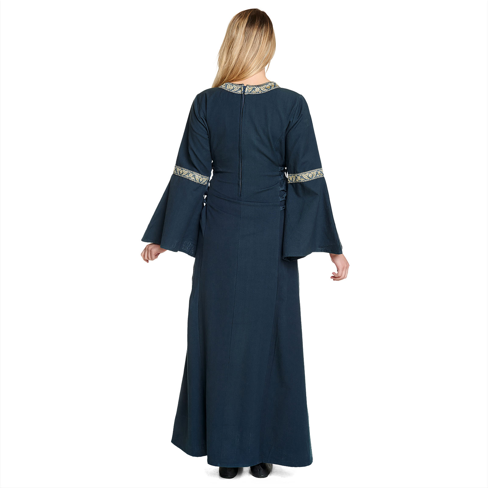 Mittelalter Kleid Reinhild blau