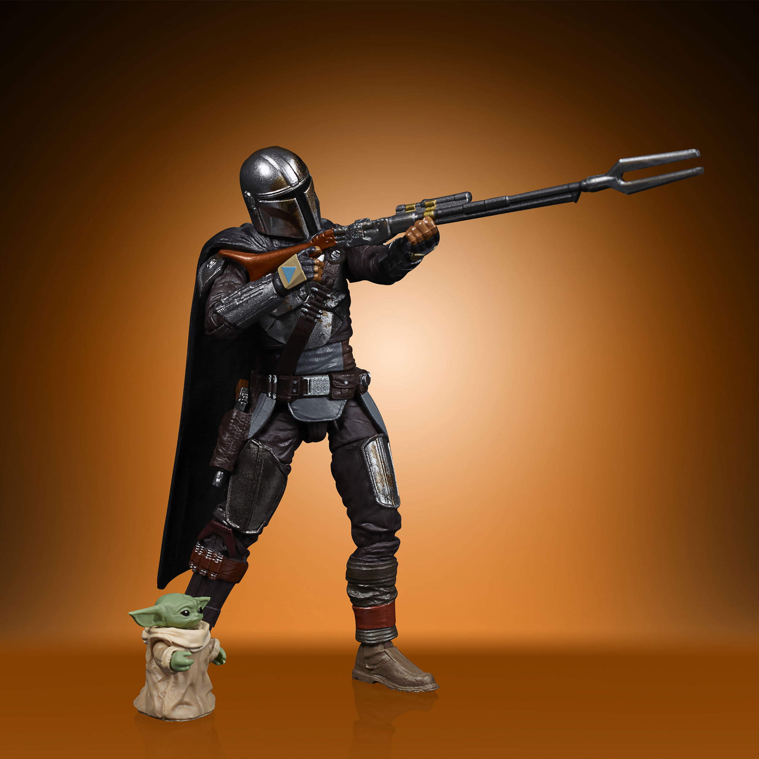 Figurine d'action Din Djarin avec Grogu 10 cm - Star Wars The Mandalorian