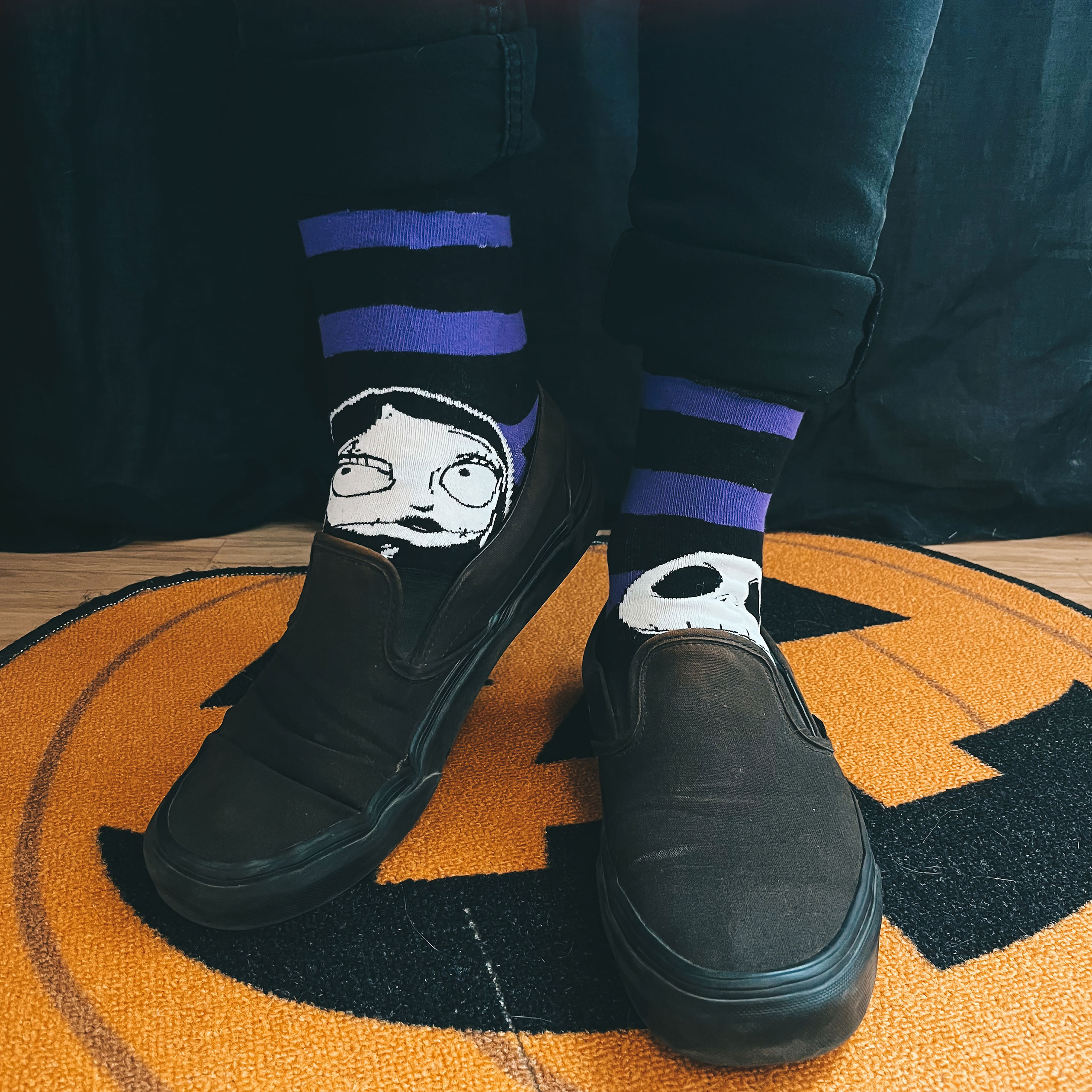 The Nightmare Before Christmas - Calcetines de Jack y Sally en caja de regalo