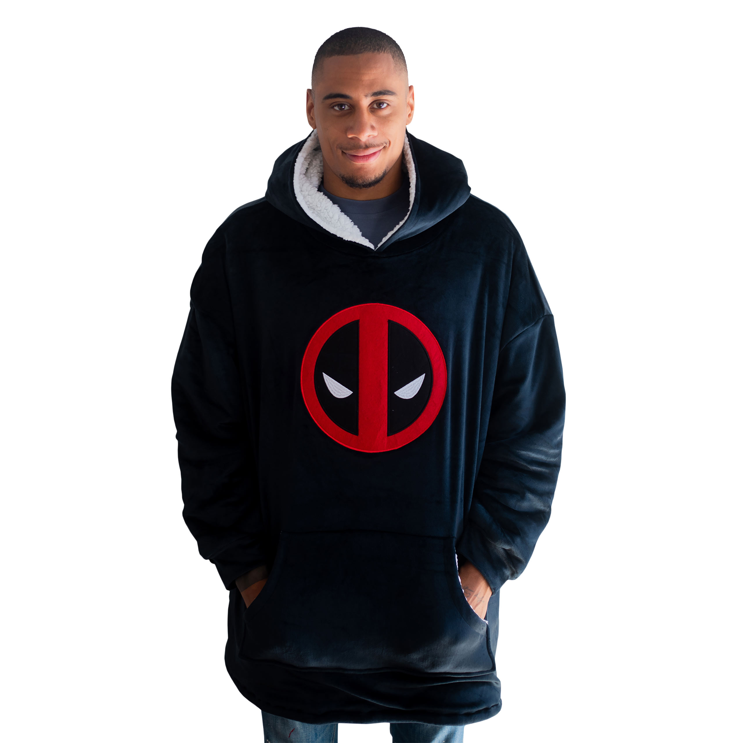 Deadpool - Logo Oversize Cuddle Sweater Black