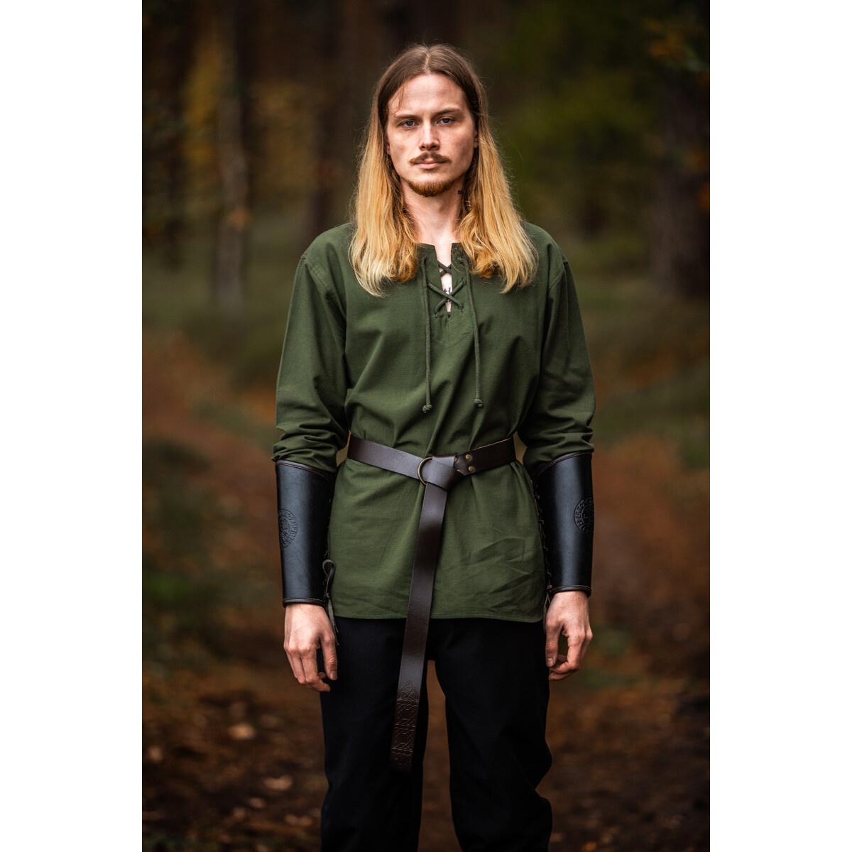 Medeltida skjorta Otto grön