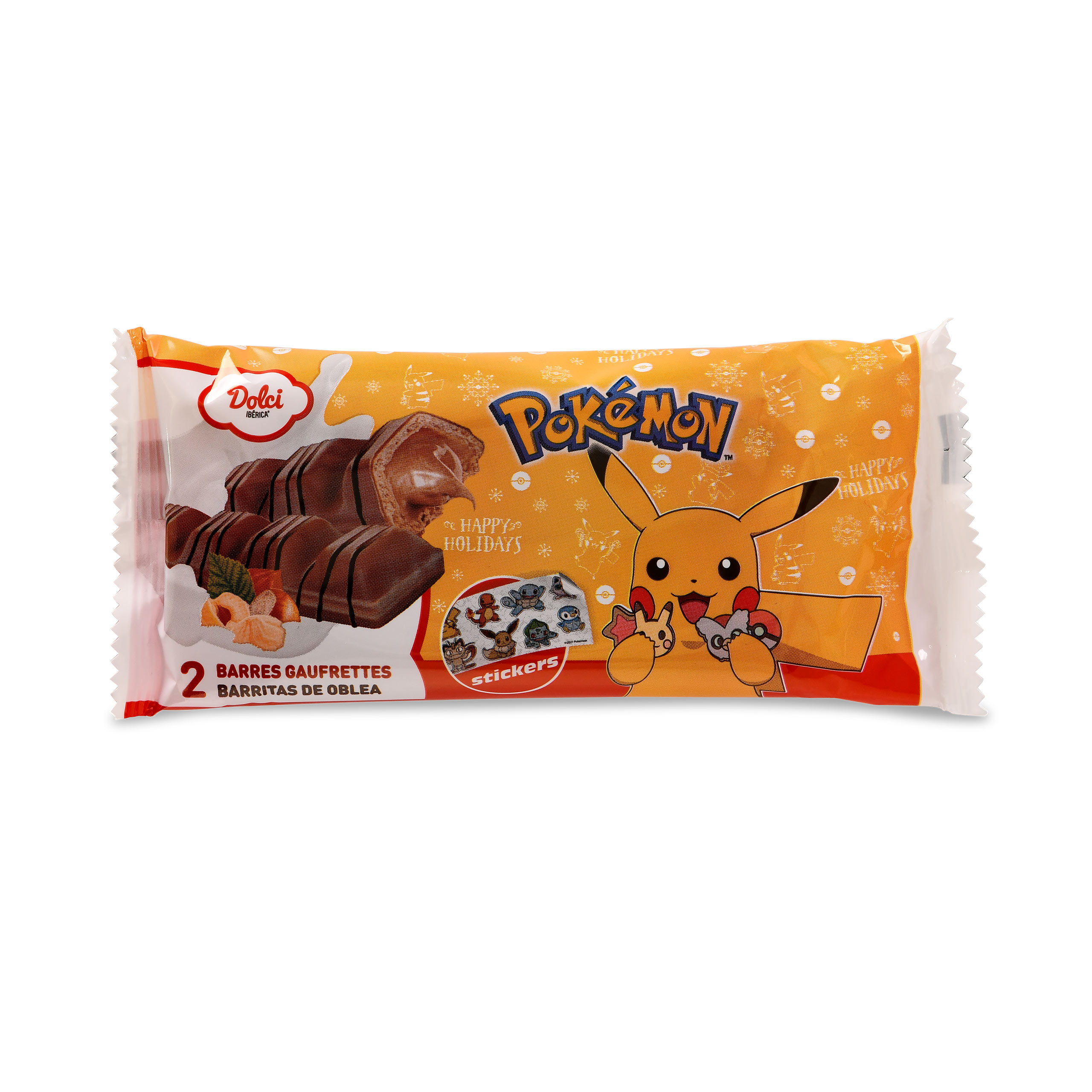 Pokemon - Pikachu wafelreep met stickers