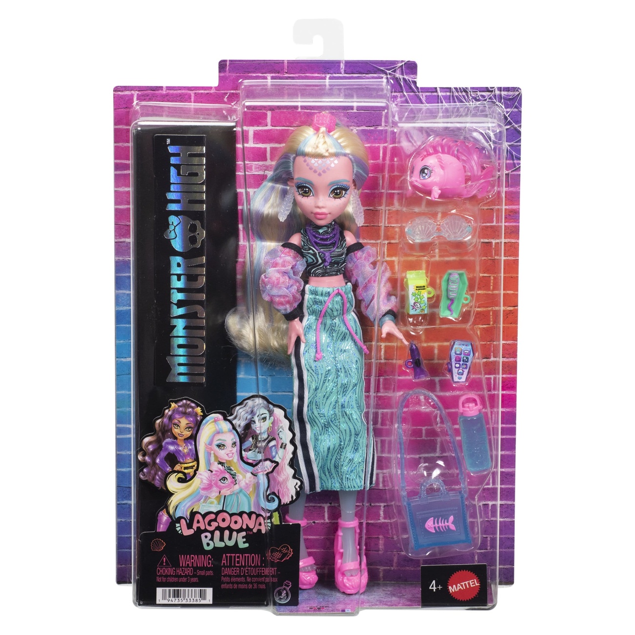 Monster High Puppe Lagoona Blue