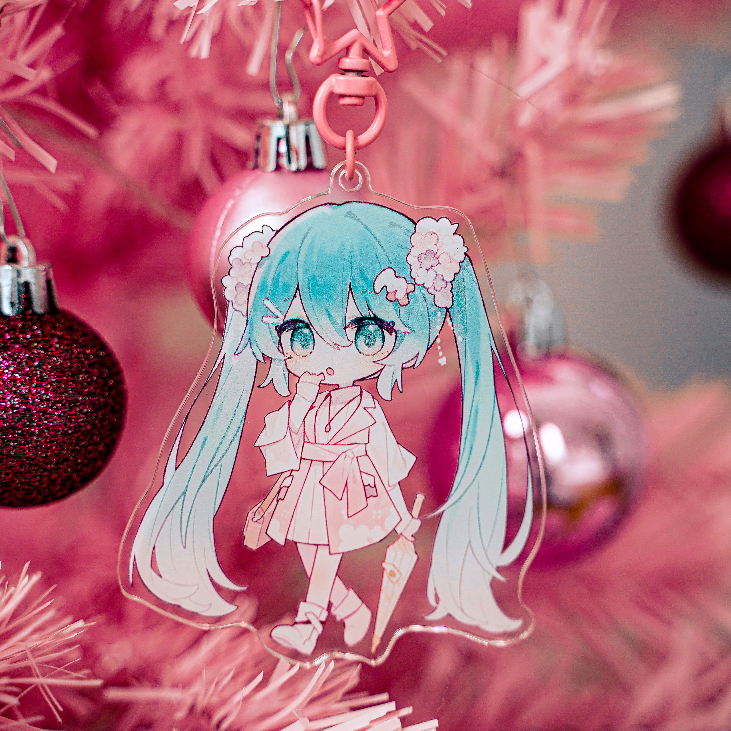 Hatsune Miku - Kawaii Summer Time Acryl Sleutelhanger