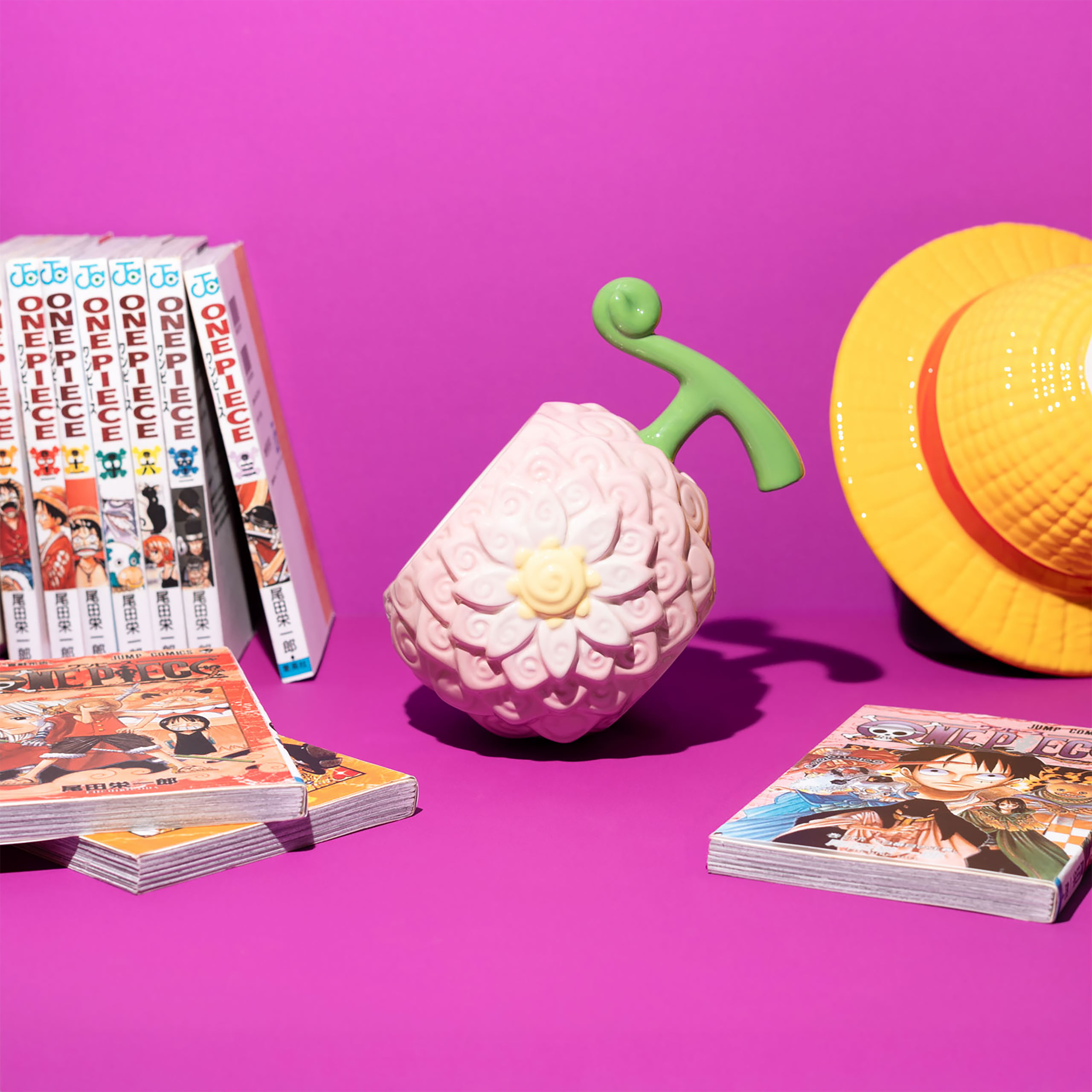 One Piece - Taza 3D Fruta del Diablo Flower Flower
