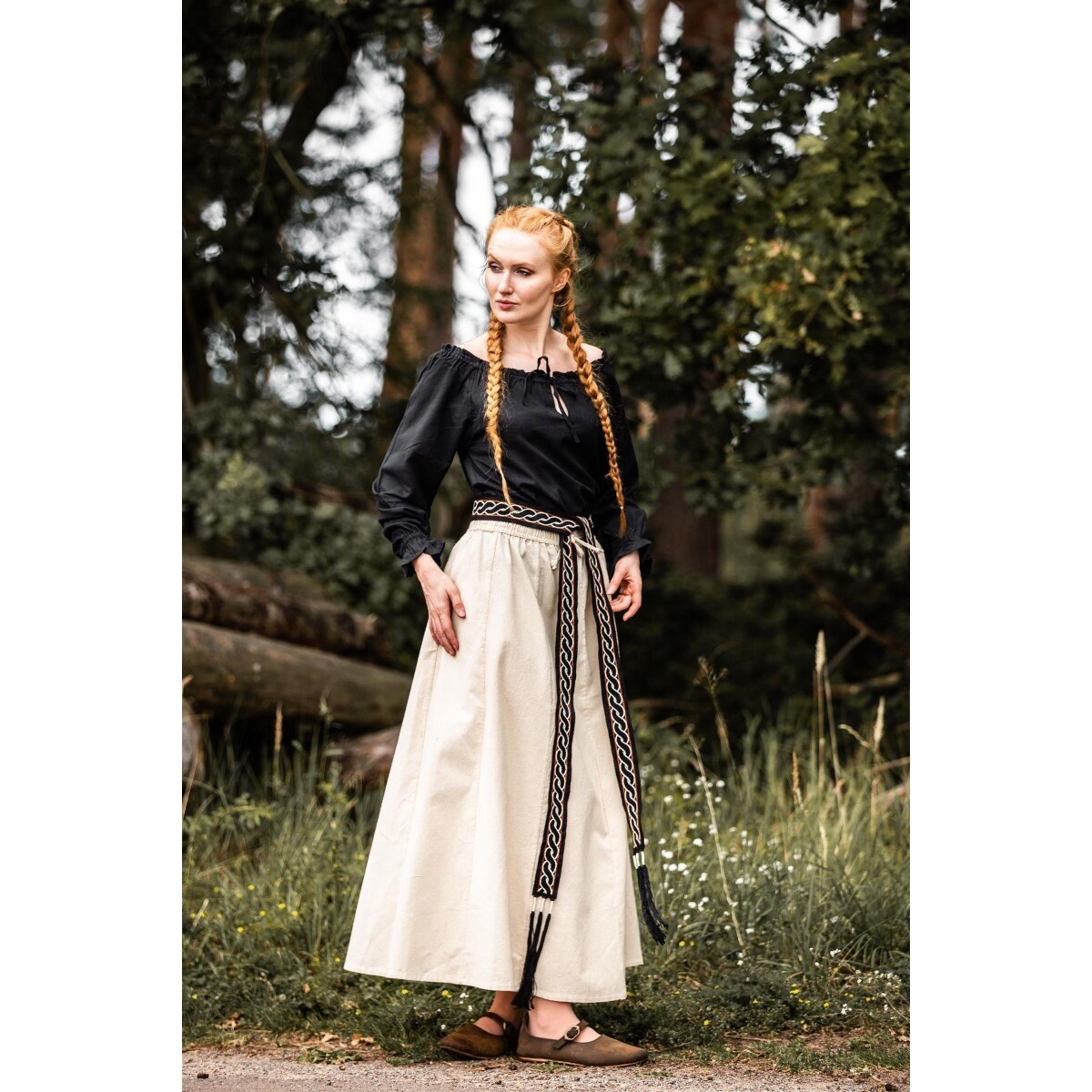 Blusa medieval Edith negra