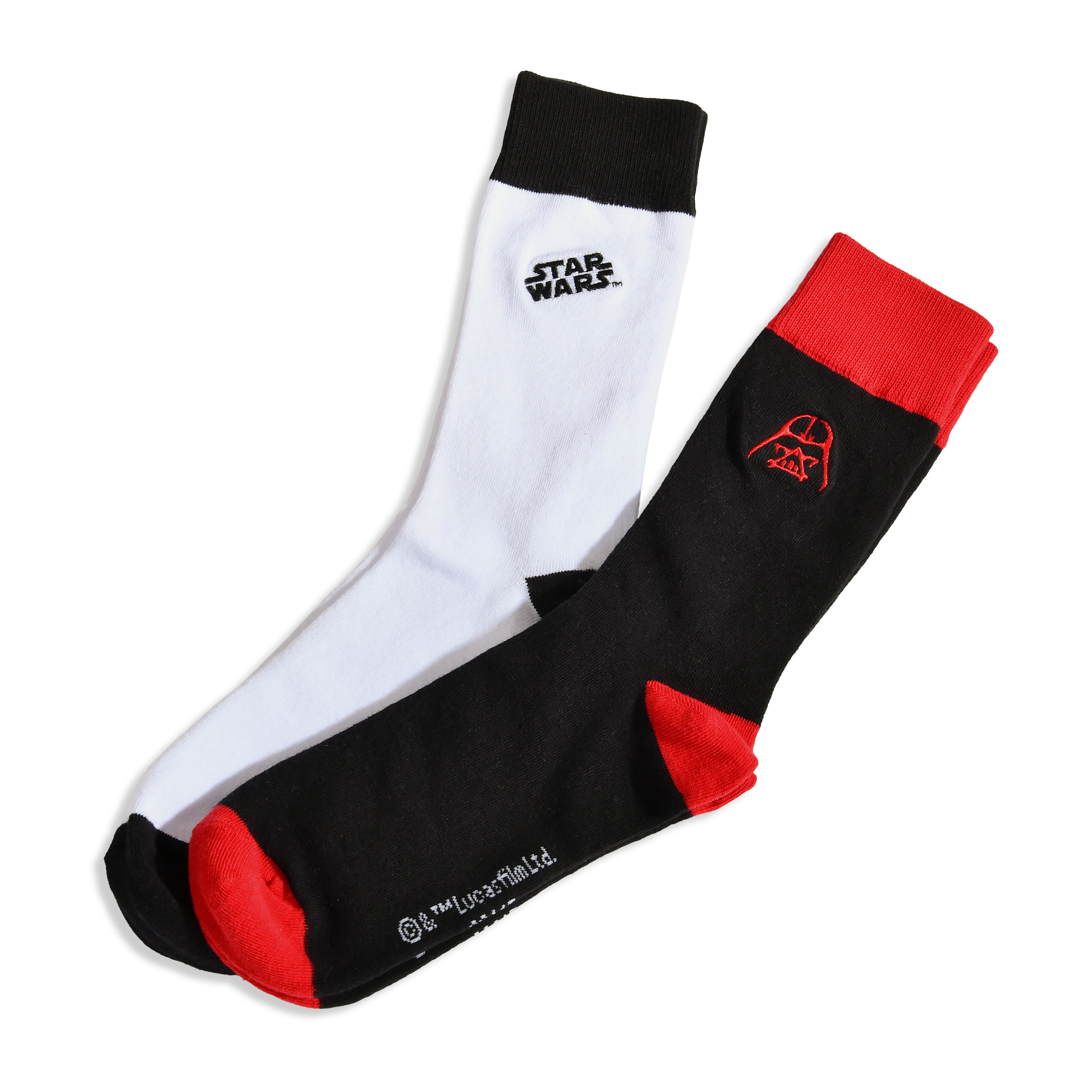 Star Wars - Darth Vader-logga strumpor 2-pack