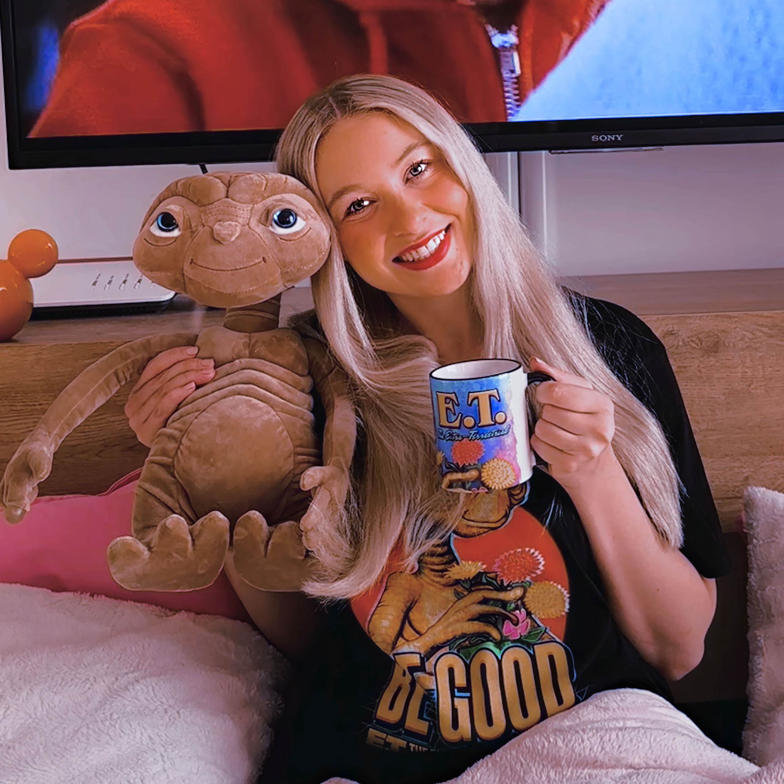 E.T. Figura de peluche interactiva con sonido