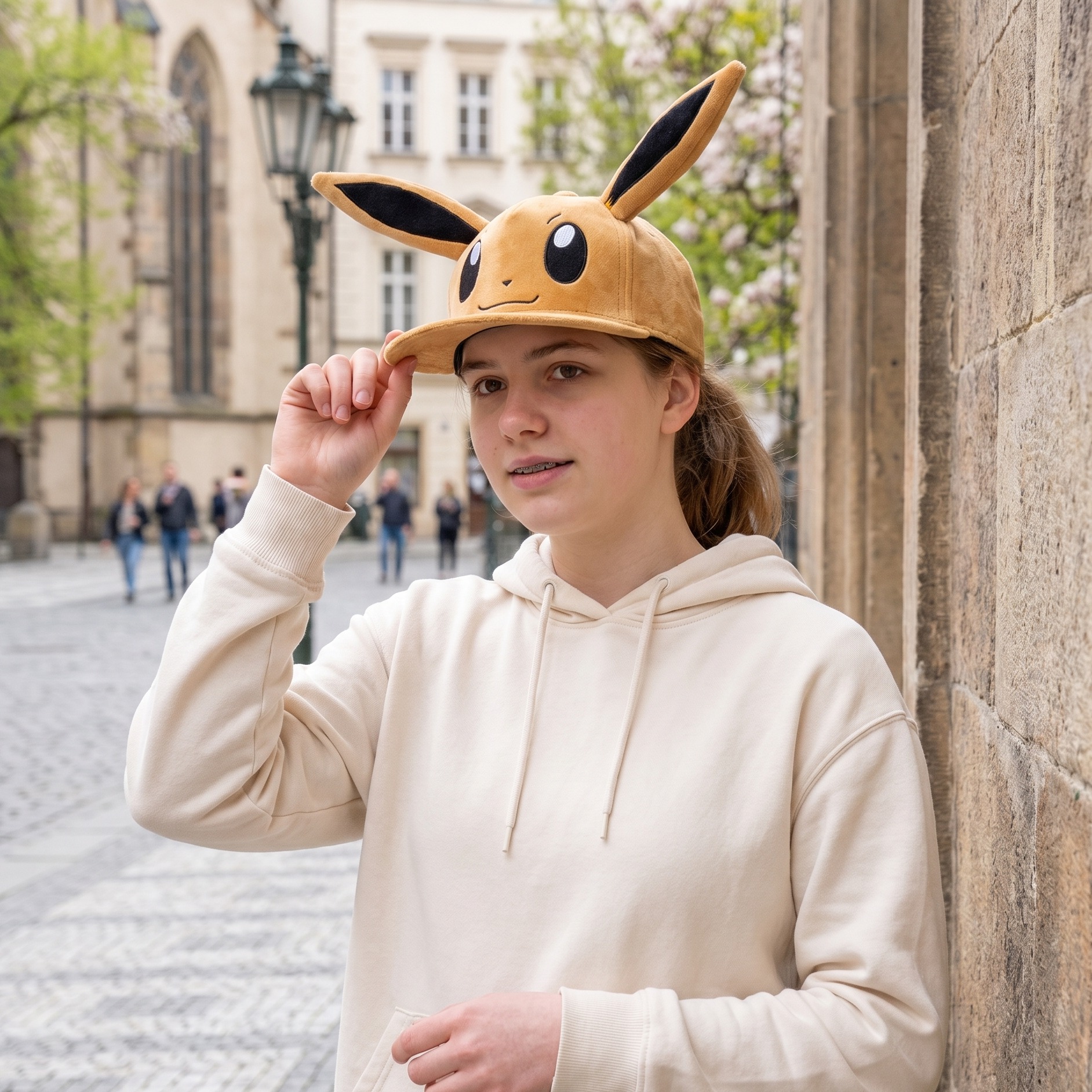Pokemon - Evoli Plüsch Snapback Cap