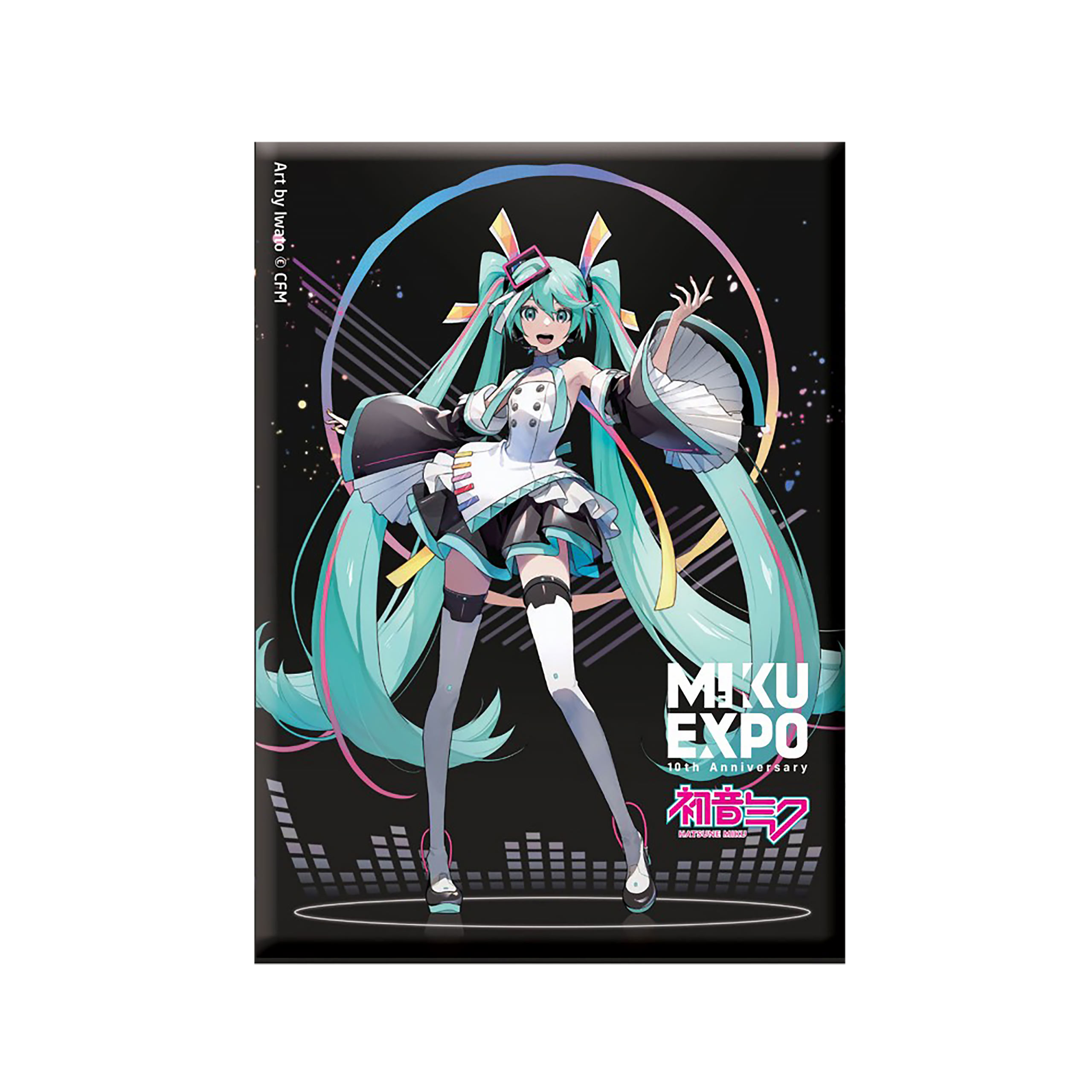 Hatsune Miku - Miku Expo 10e verjaardag Magnet Art by Iwato Versie