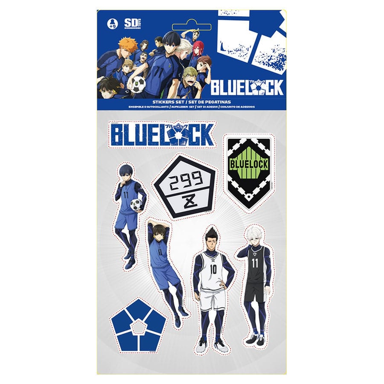 Set de stickers Blue Lock
