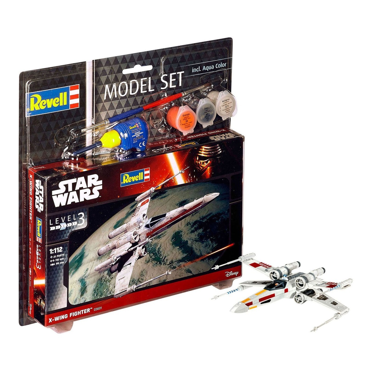 Star Wars Modellbausatz 1/112 Model Set X-Wing Fighter 11 cm