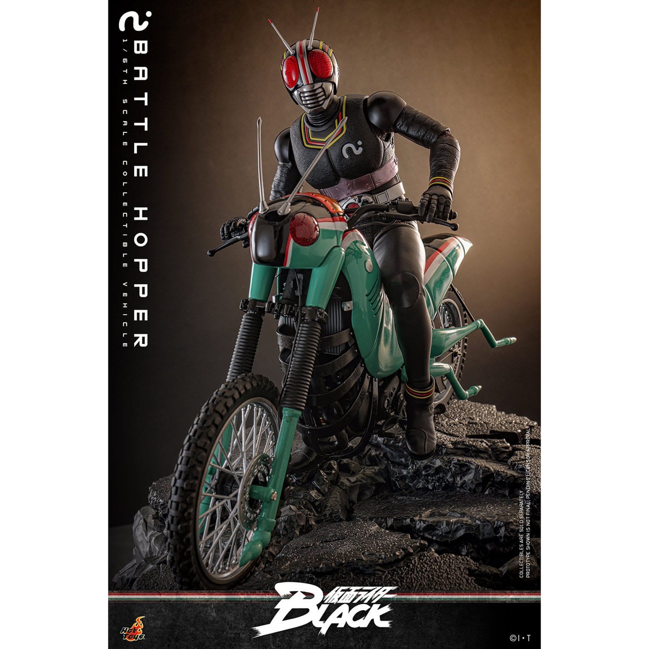 Kamen Rider Black - Battle Hopper Vehicle Figure 1:6 | Elbenwald