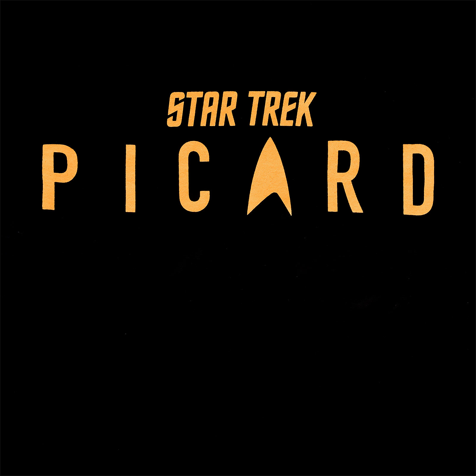Star Trek - Picard Logo T-Shirt Zwart