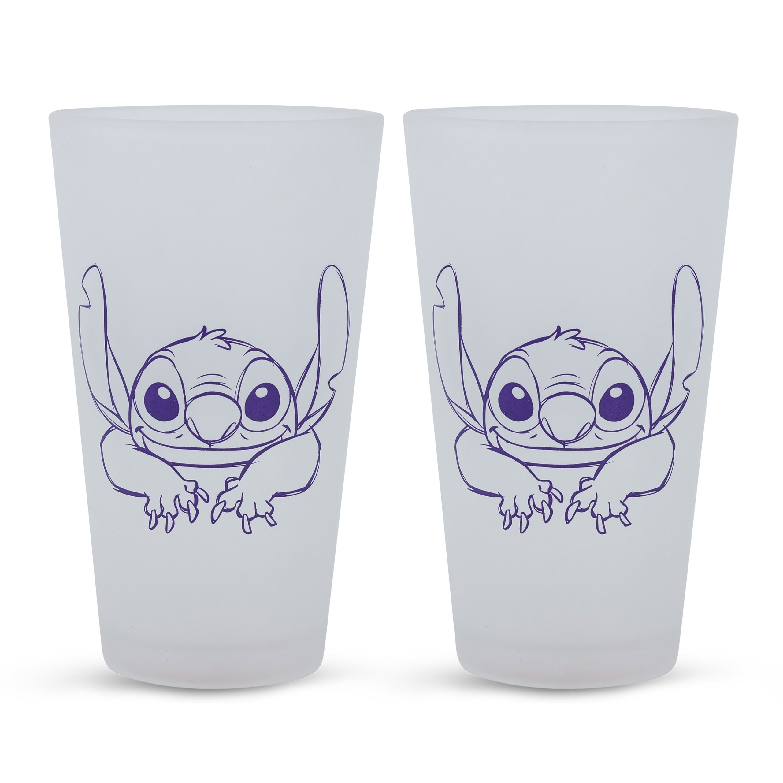 Stitch Glazen 2-delig Set - Lilo & Stitch