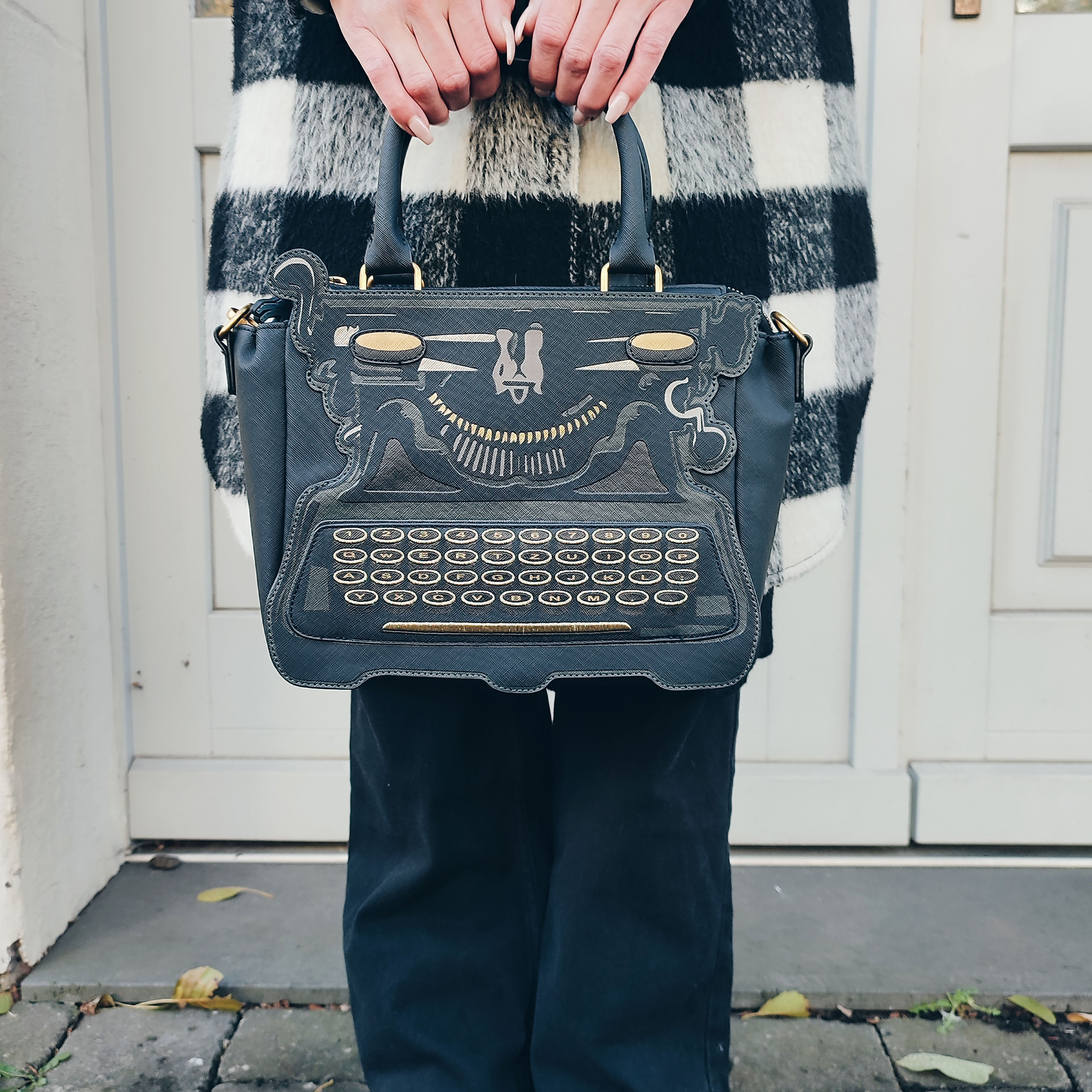 Woensdag - Typemachine Crossbody Tas