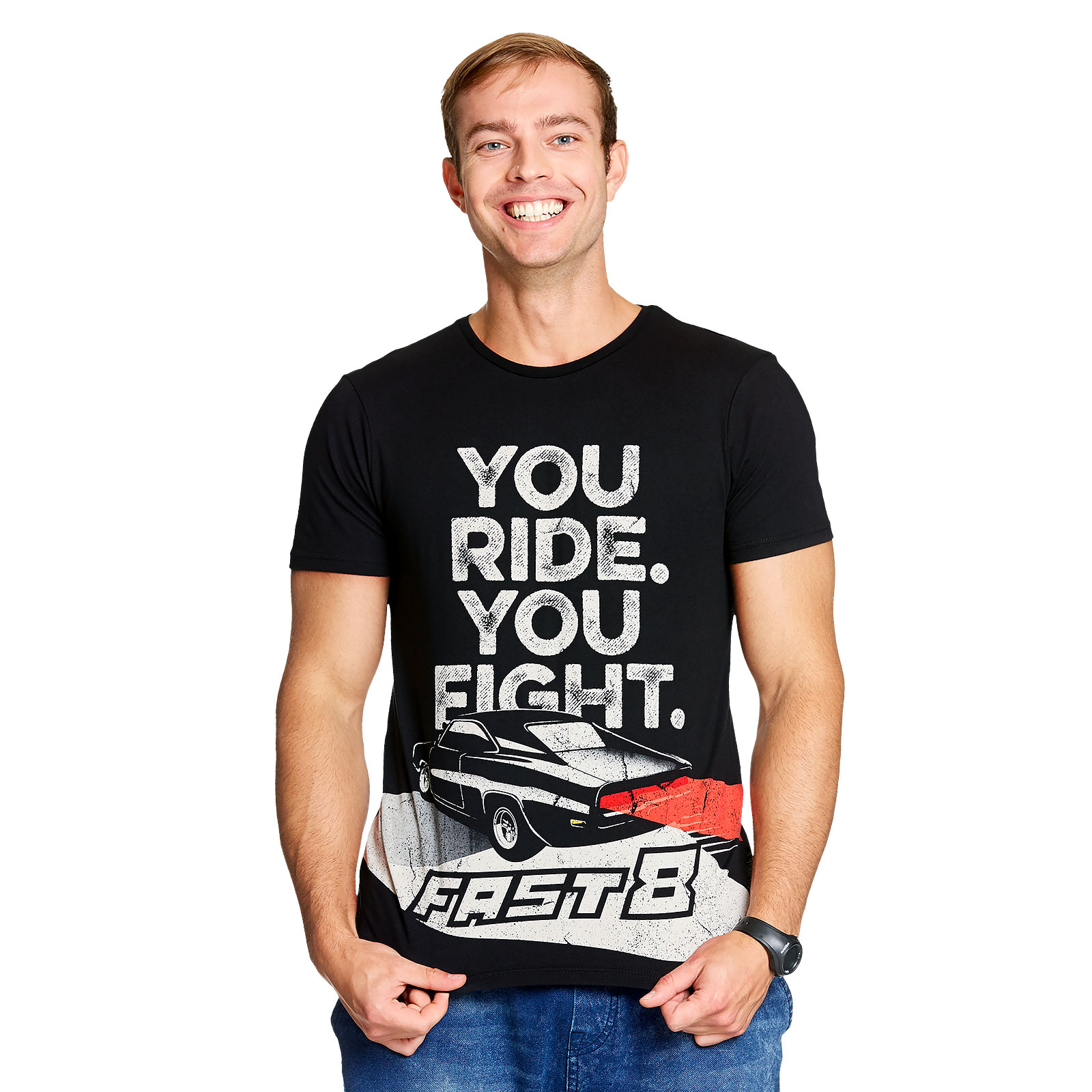 Fast & Furious - You Ride You Fight T-Shirt gris