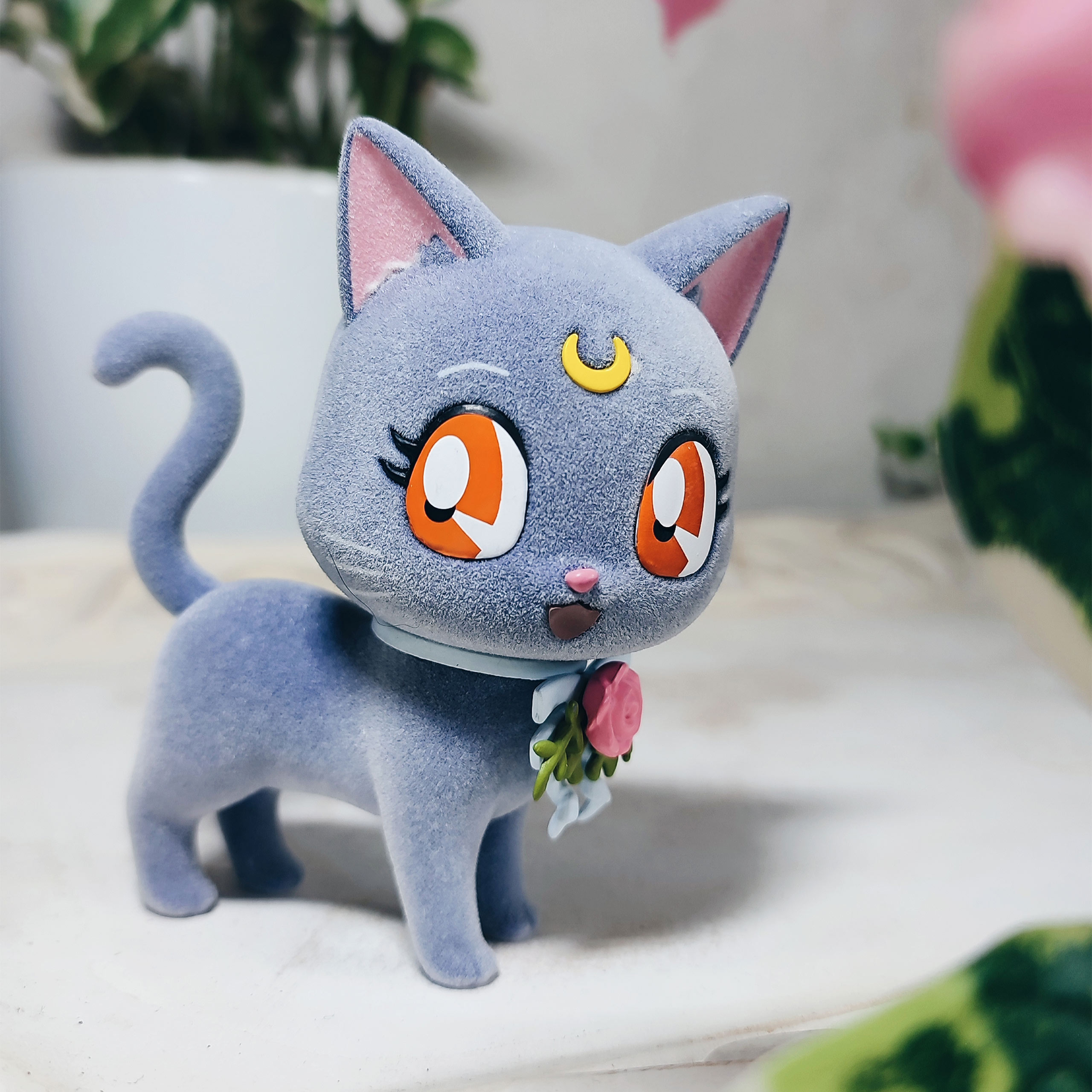 Pretty Guardian Sailor Moon Fluffy Puffy - Luna Figur Version A